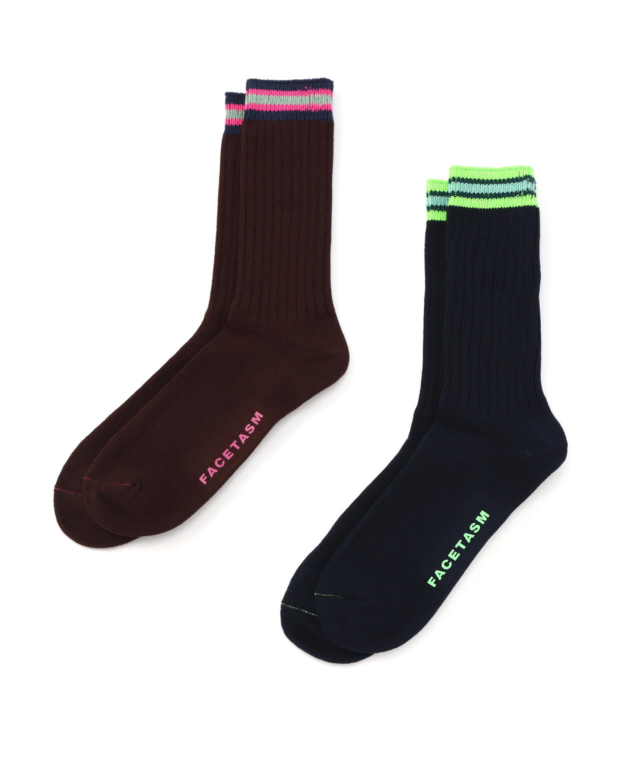 FACETASM/ファセッタズム/2P RIB SOCKS /2P リブソックス