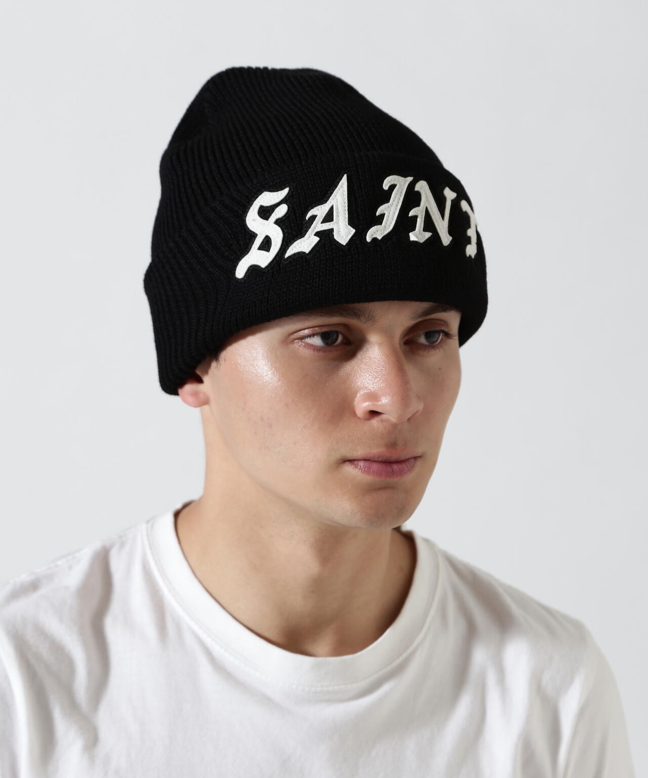 SAINT MICHAEL/セントマイケル/KNIT CAP/SAINT/BLACK