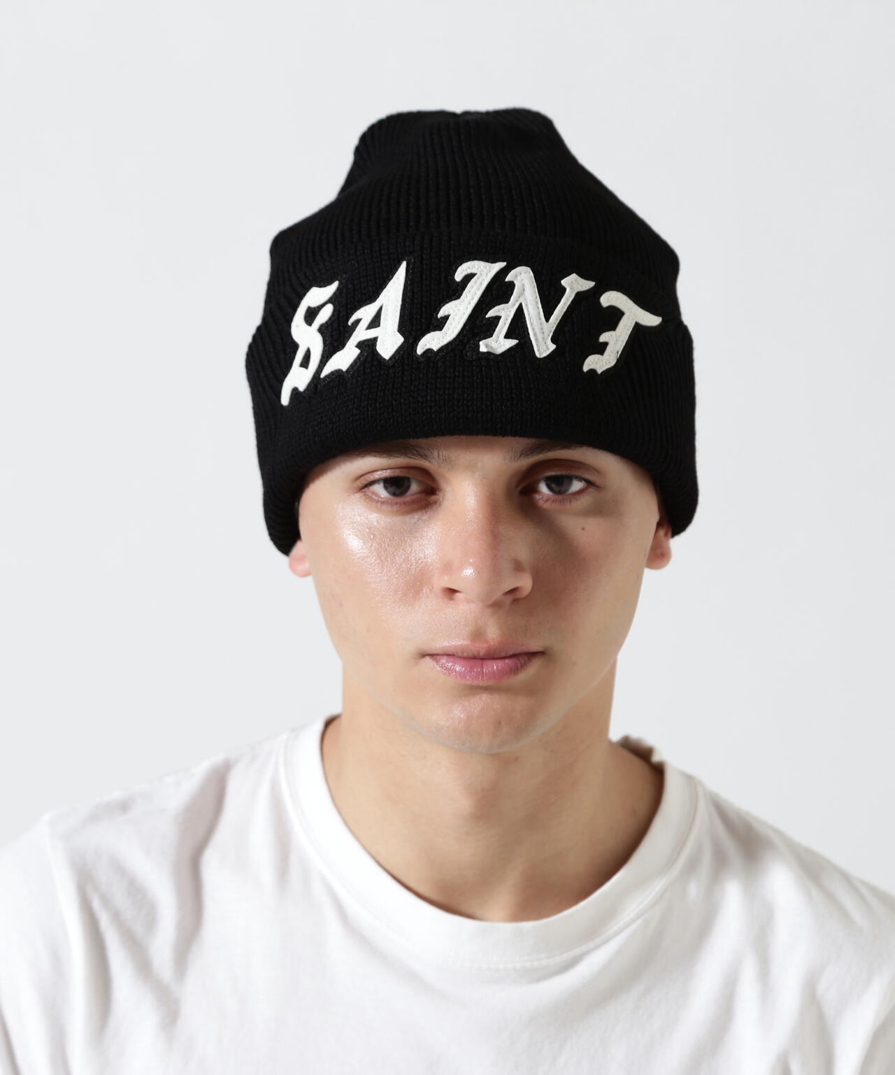 SAINT MICHAEL/セントマイケル/KNIT CAP/SAINT/BLACK