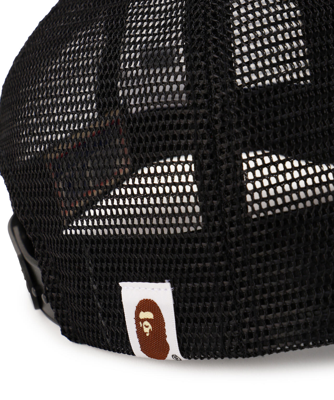 SAINT MICHAEL×A BATHING APE/BAPE_MESH CAP/BLK