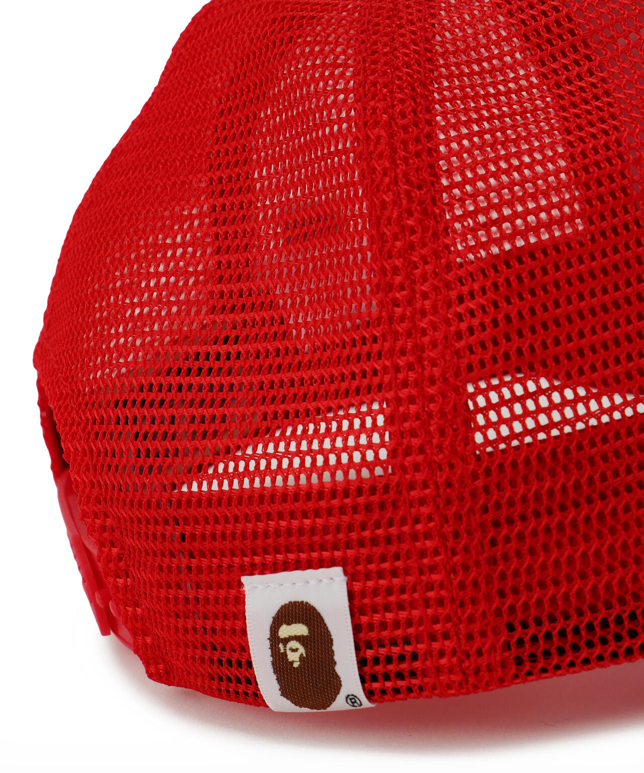 SAINT MICHAEL×A BATHING APE/BAPE_MESH CAP/RED