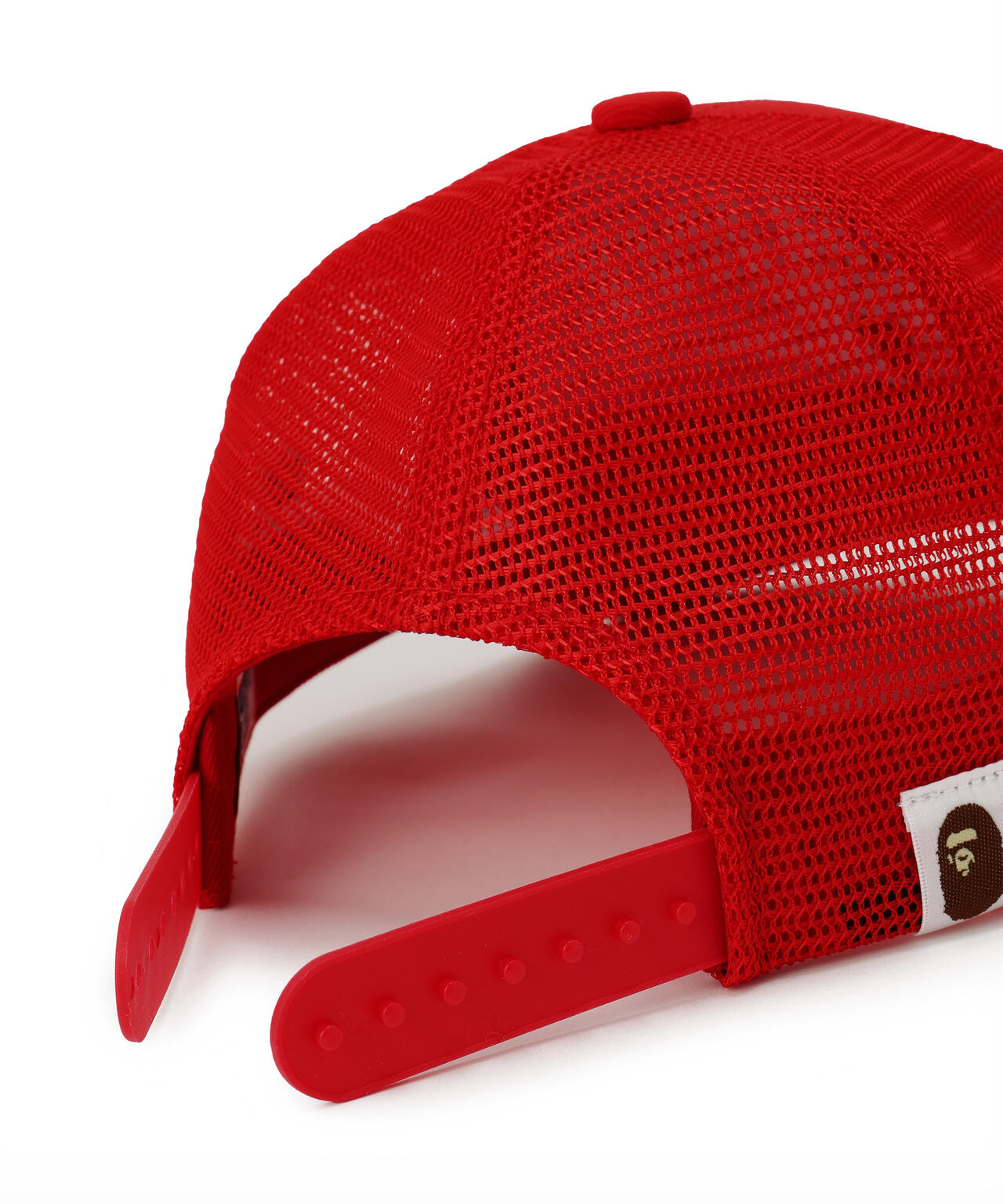 SAINT MICHAEL×A BATHING APE/BAPE_MESH CAP/RED