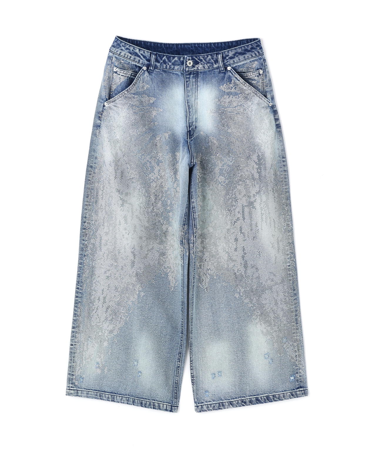 FR(13)NDS/フレンズ/LINE STONE BUGGY DENIM