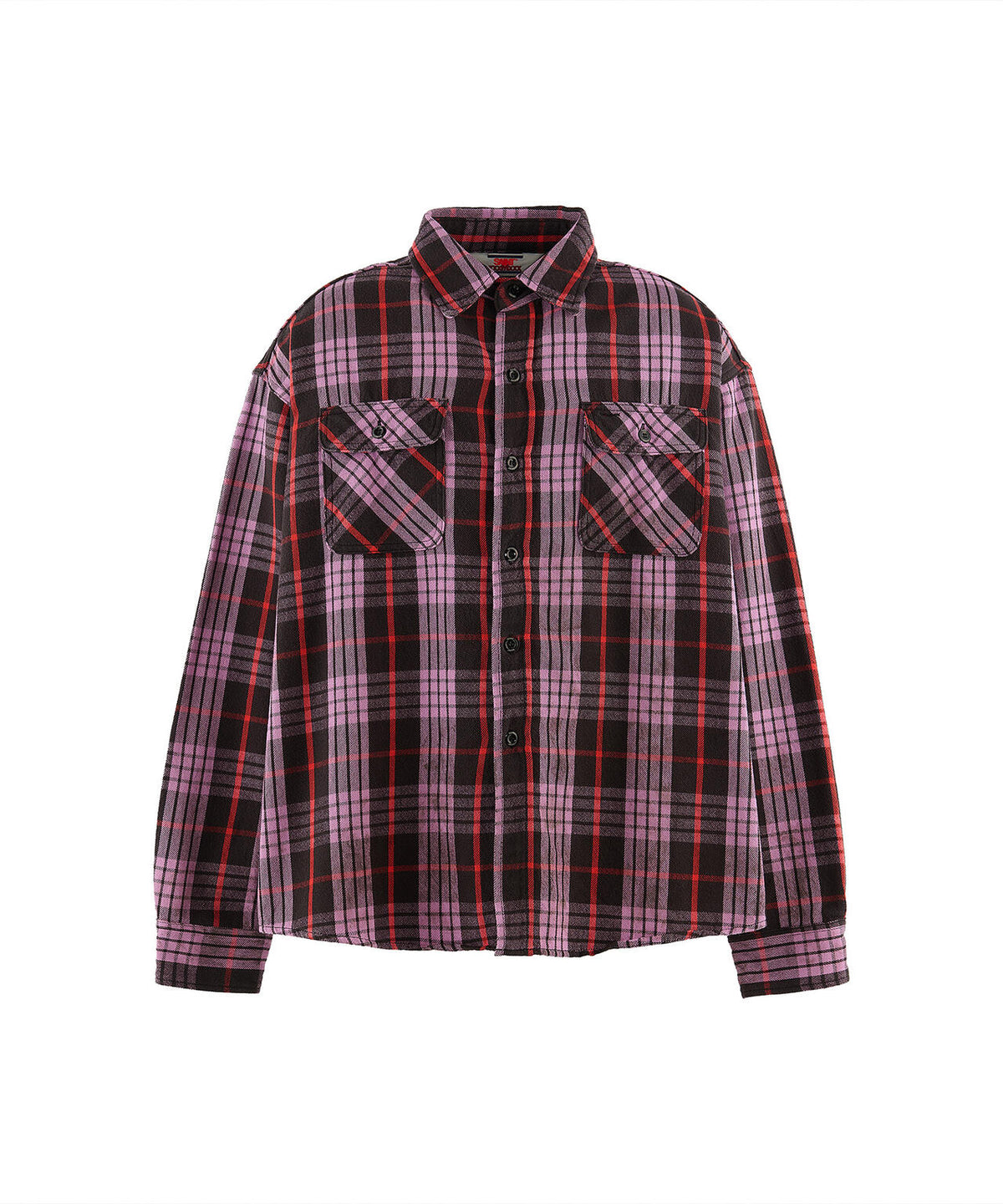 SAINT MICHAEL/セントマイケル/FLANNNEL SHIRT/CHECK/PURPLE