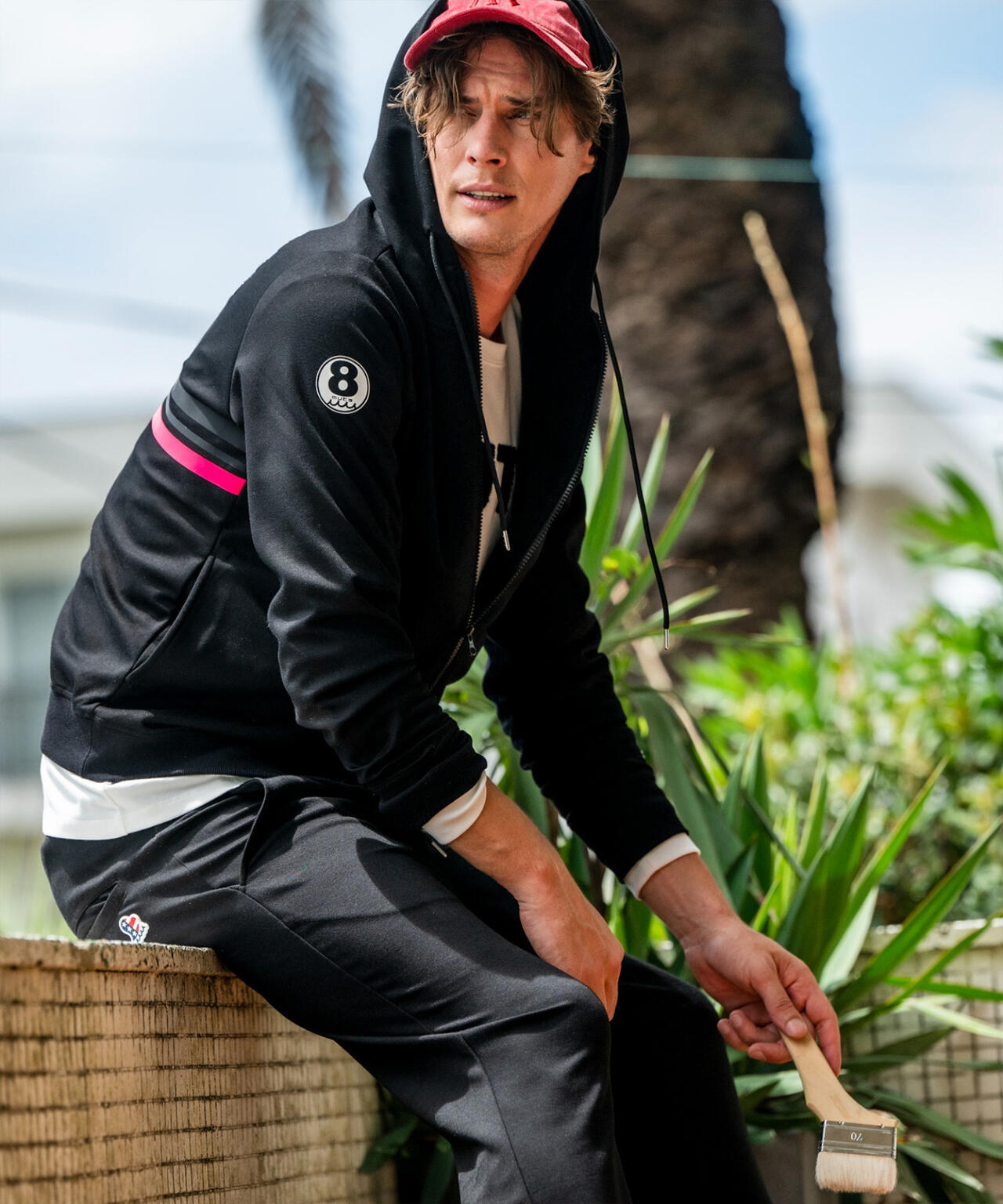 muta MARINE/ムータ マリン/Set-up Hoodie Back Metal