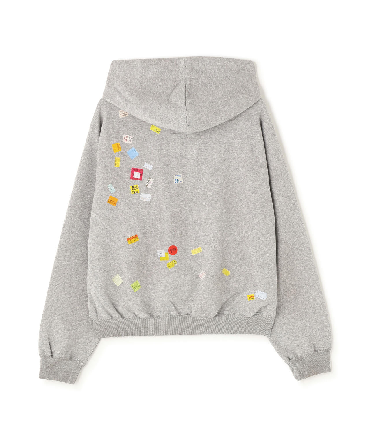 Maison MIHARAYASUHIRO/メゾン ミハラヤスヒロ/PRICE STICKER PRINTED HOODIE