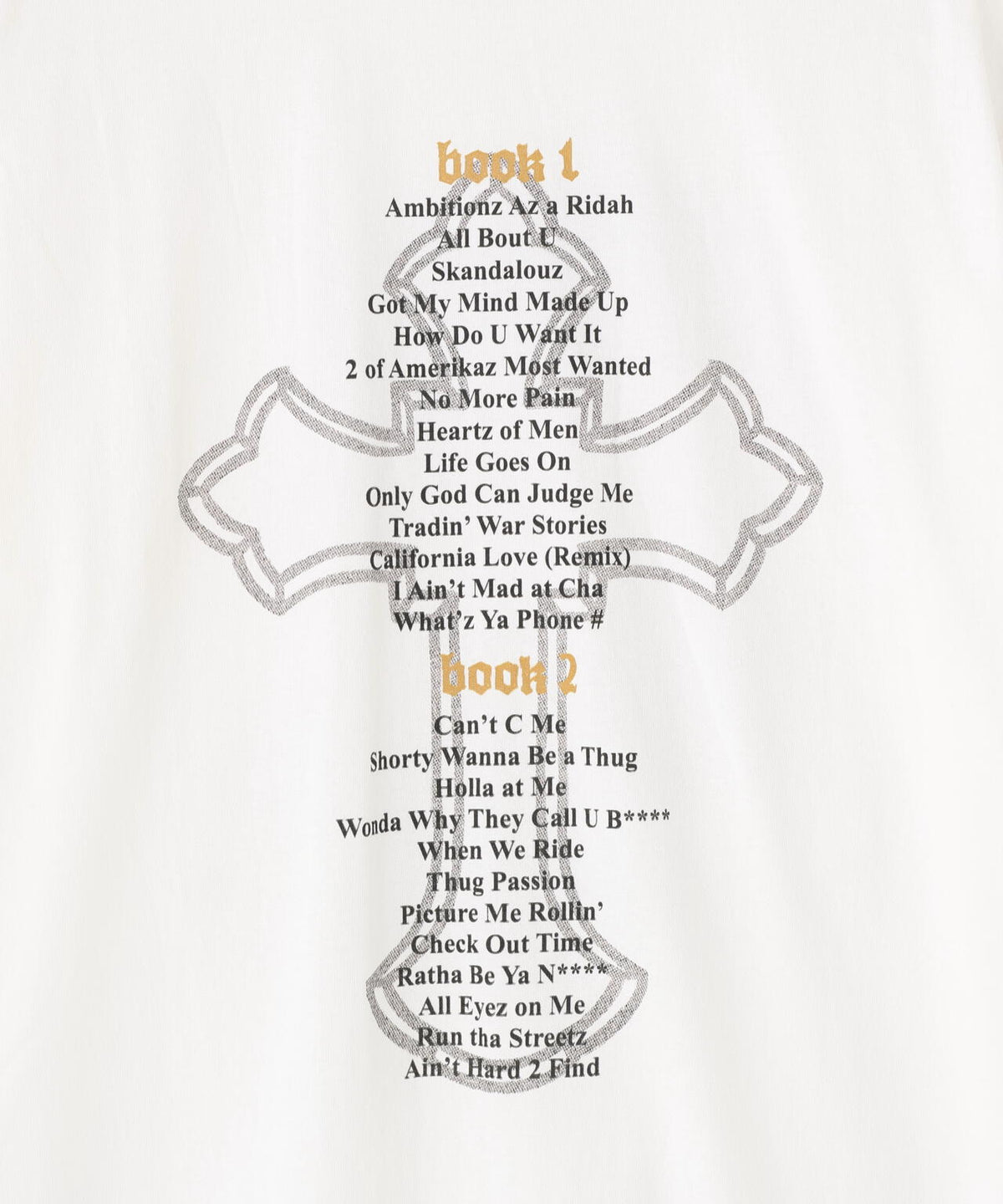U/MUSIC/ユーミュージック/ALL EYEZ ON ME PHOTO SS TEE