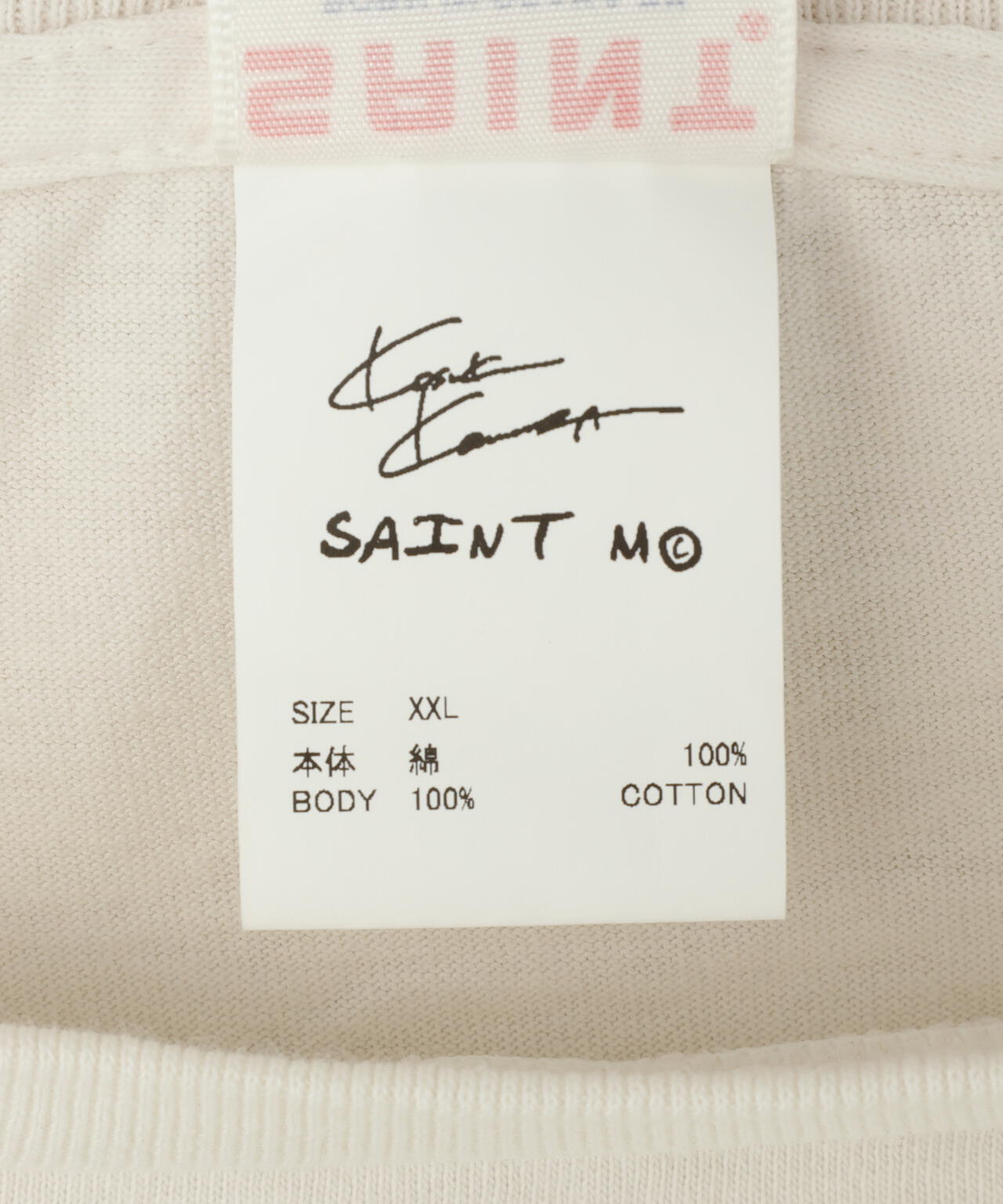 SAINT MICHAEL/セントマイケル/KK_SS T-SHIRT/DESERT/WHITE