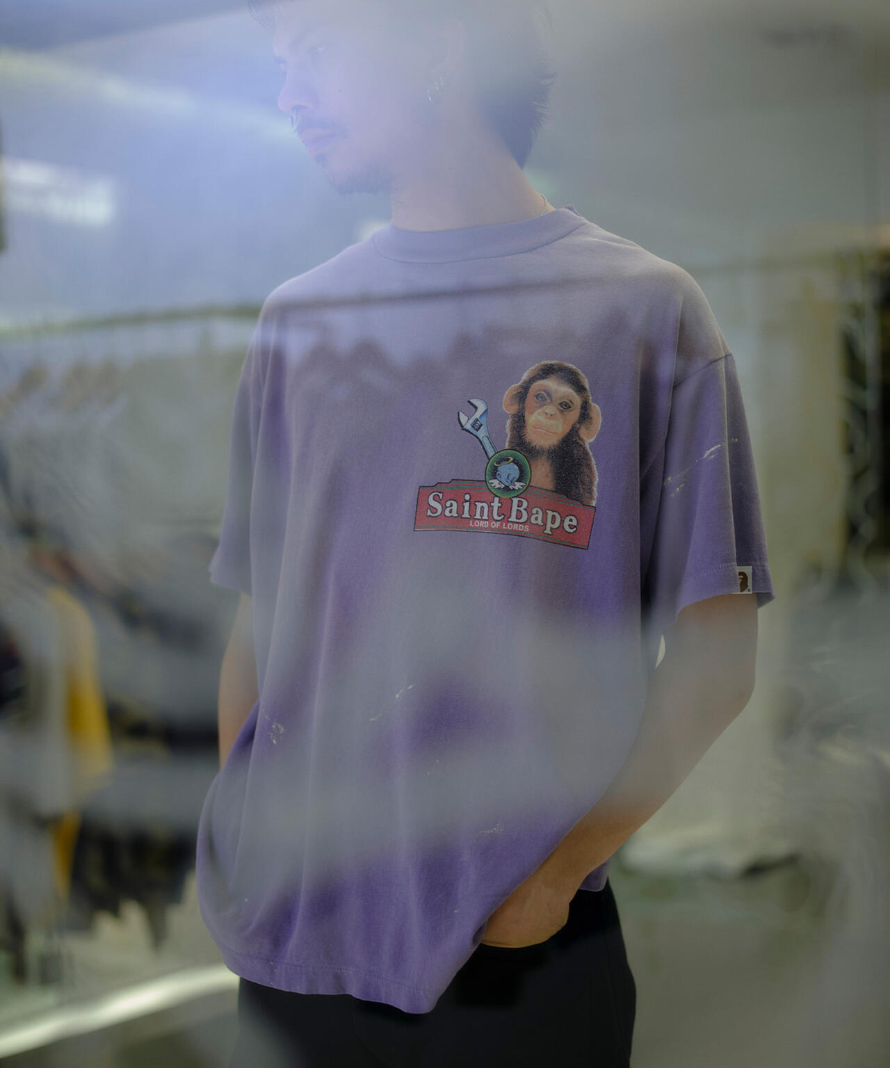 SAINT MICHAEL/セントマイケル/BAPE_SS T-SHIRT/HOUSE