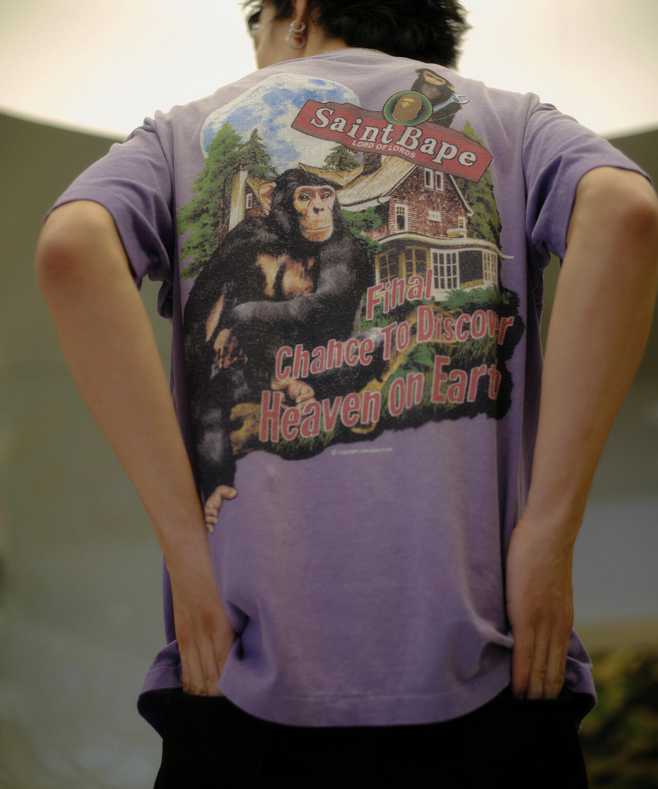 SAINT MICHAEL/セントマイケル/BAPE_SS T-SHIRT/HOUSE