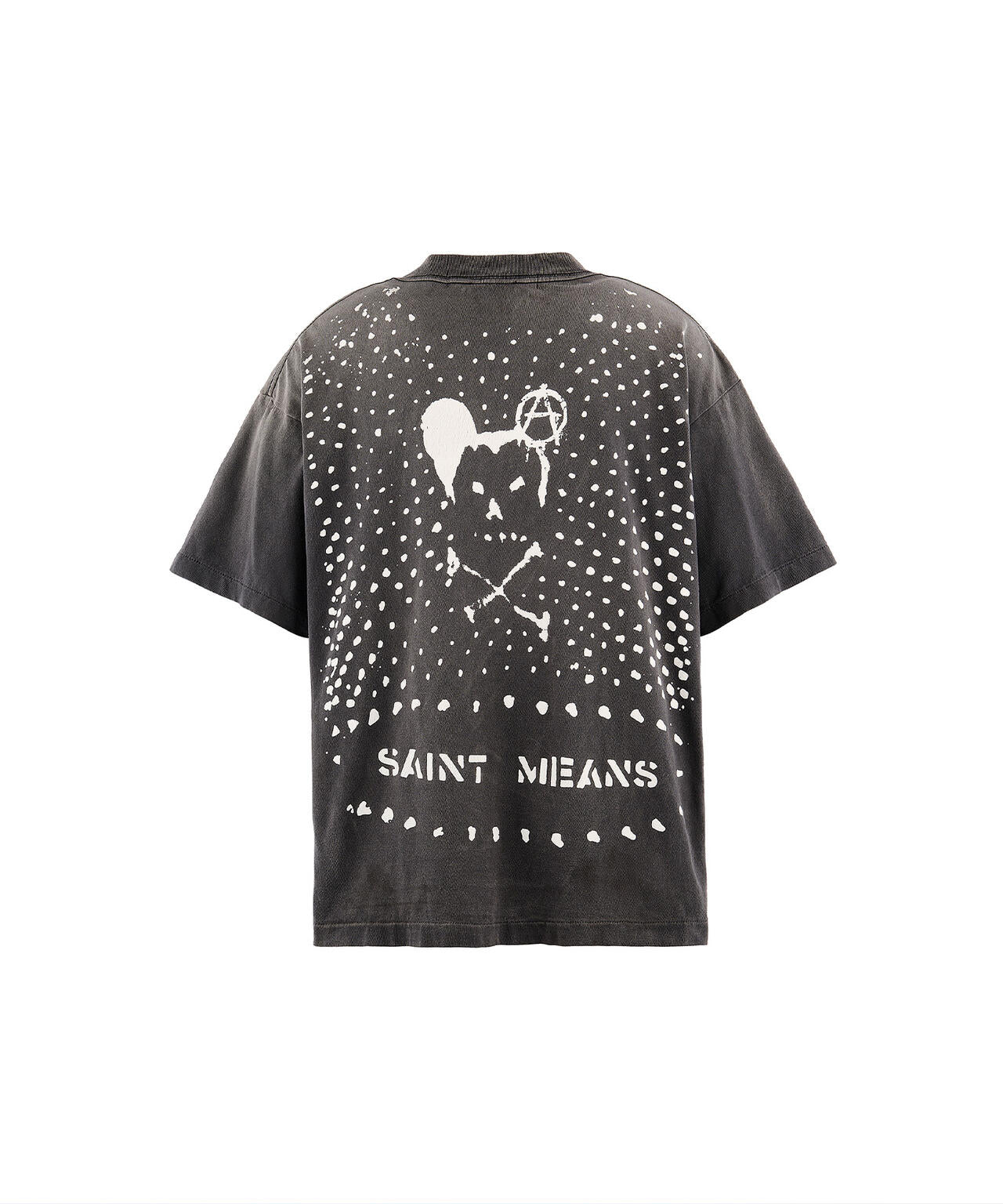 SAINT MICHAEL/セントマイケル/BKM_SS T-SHIRT/SAINT MEANS/BLACK
