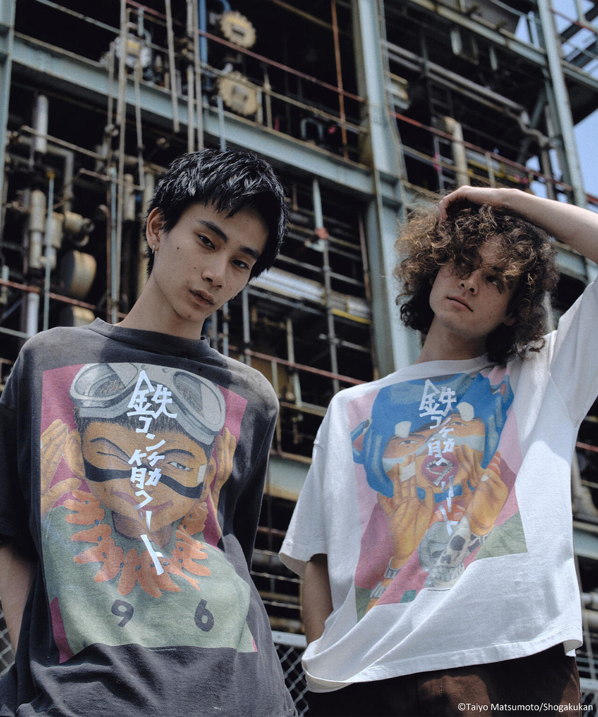SAINT MICHAEL/セントマイケル/鉄コン筋クリート_SS T-SHIRT/KURO