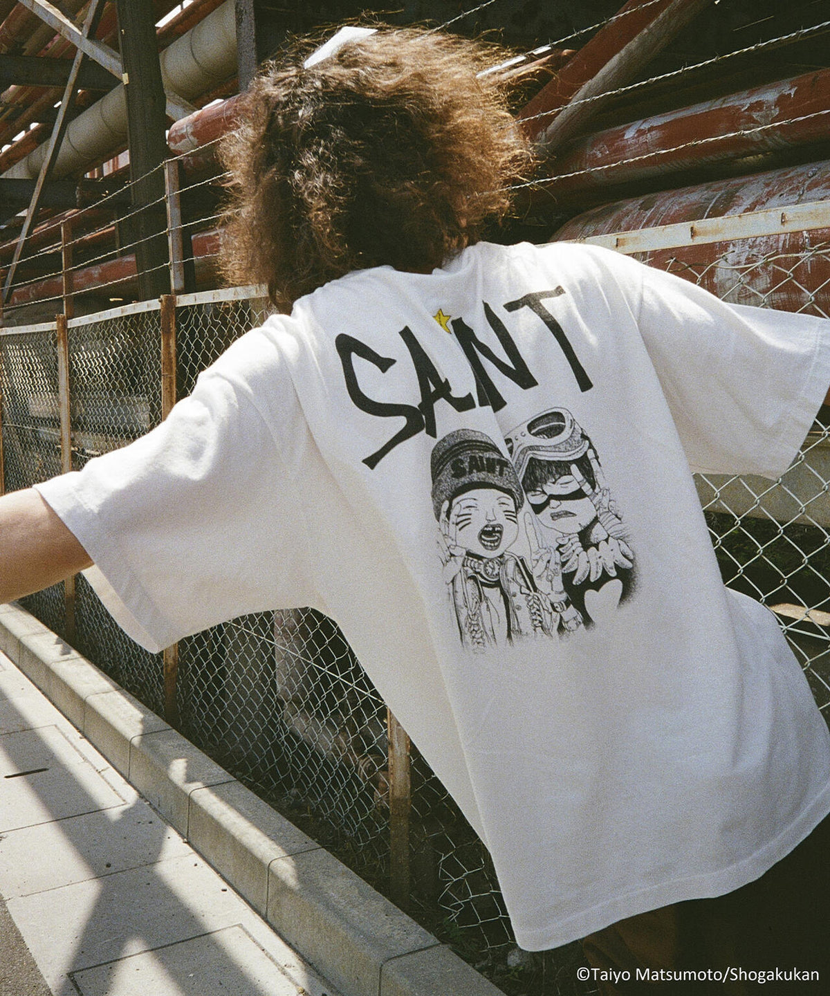 SAINT MICHAEL/セントマイケル/鉄コン筋クリート_SS T-SHIRT/SHIRO