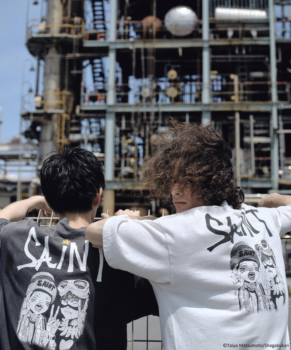 SAINT MICHAEL/セントマイケル/鉄コン筋クリート_SS T-SHIRT/SHIRO