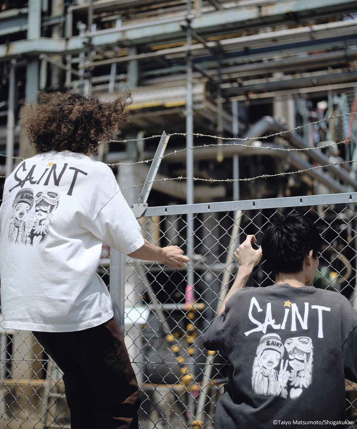 SAINT MICHAEL/セントマイケル/鉄コン筋クリート_SS T-SHIRT/SHIRO