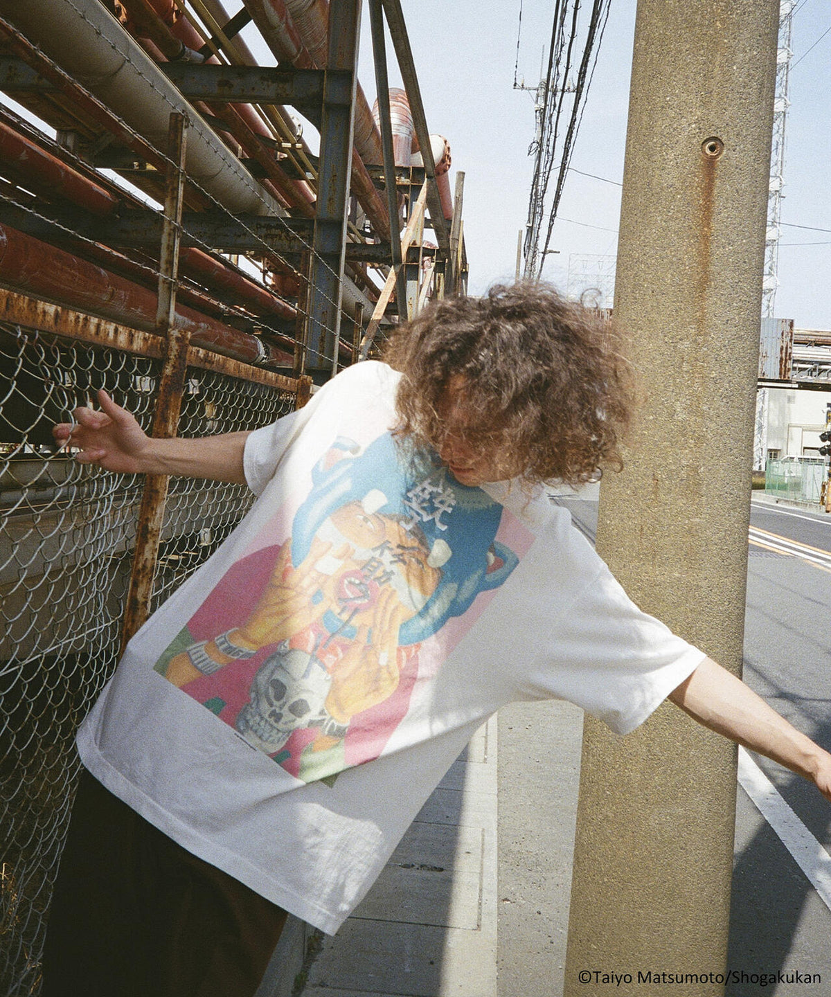 SAINT MICHAEL/セントマイケル/鉄コン筋クリート_SS T-SHIRT/SHIRO