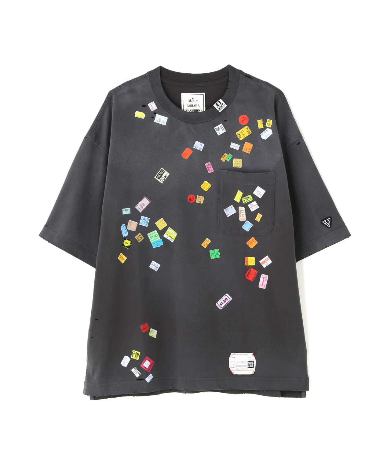 Maison MIHARAYASUHIRO/メゾン ミハラヤスヒロ/PRICE STICKER TEE
