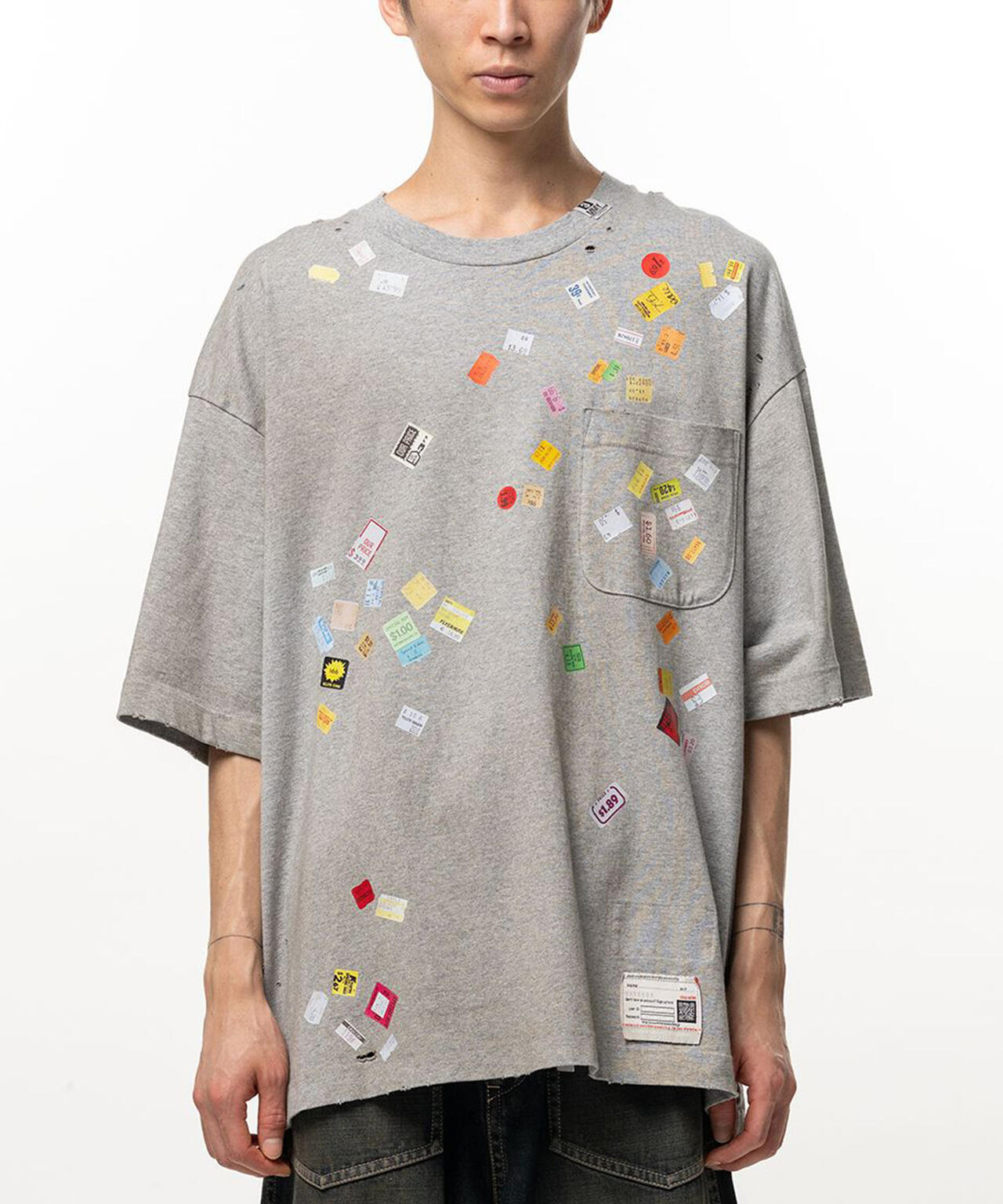 Maison MIHARAYASUHIRO/メゾン ミハラヤスヒロ/PRICE STICKER TEE