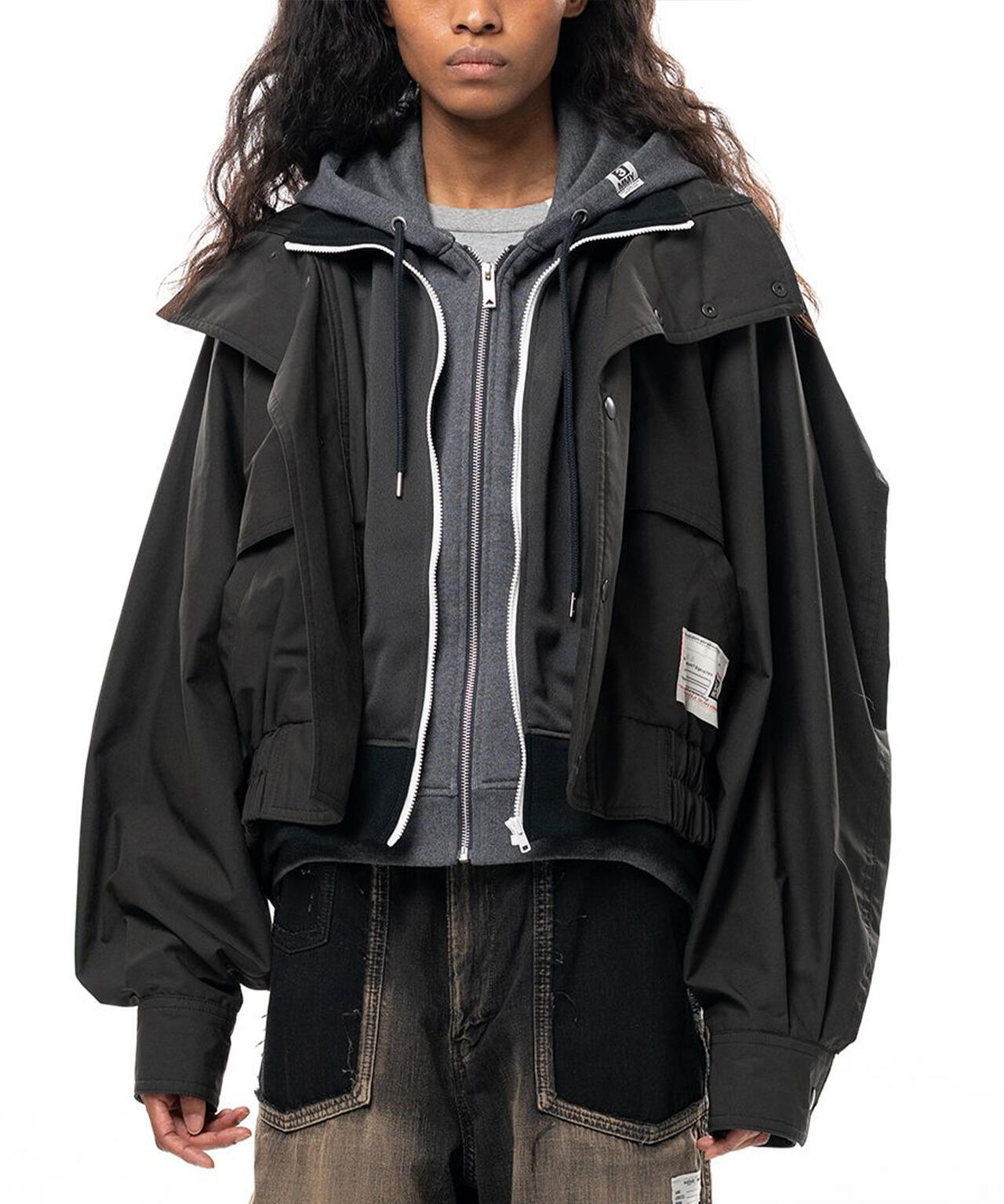Maison MIHARAYASUHIRO/メゾン ミハラヤスヒロ/THREE LAYARED BOMBER JACKET