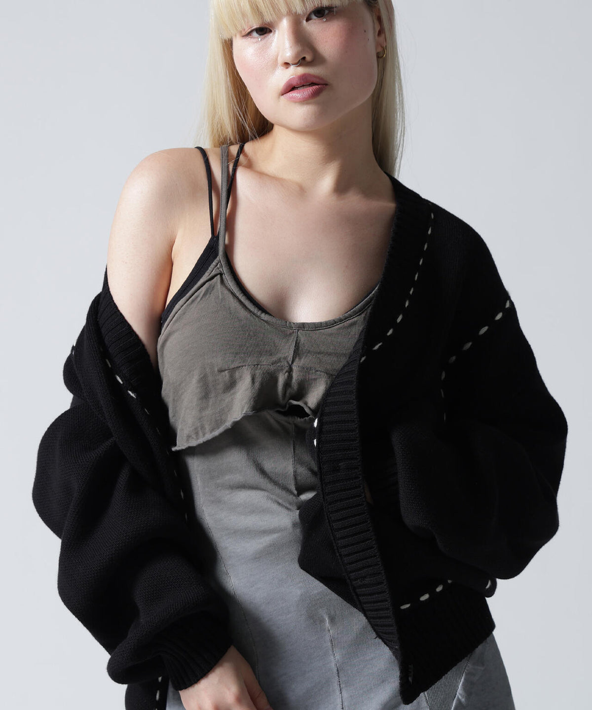 FR(13)NDS/フレンズ/WOMEN STITCH KNIT CARDIGAN