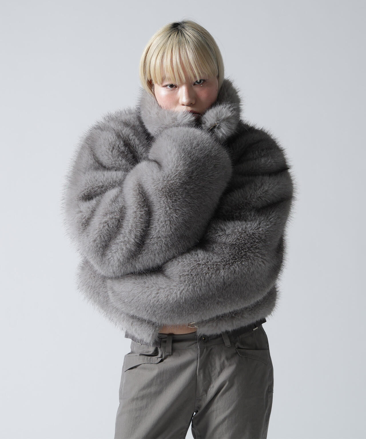 FR(13)NDS/フレンズ/ECO FUR STAND BLOUSON