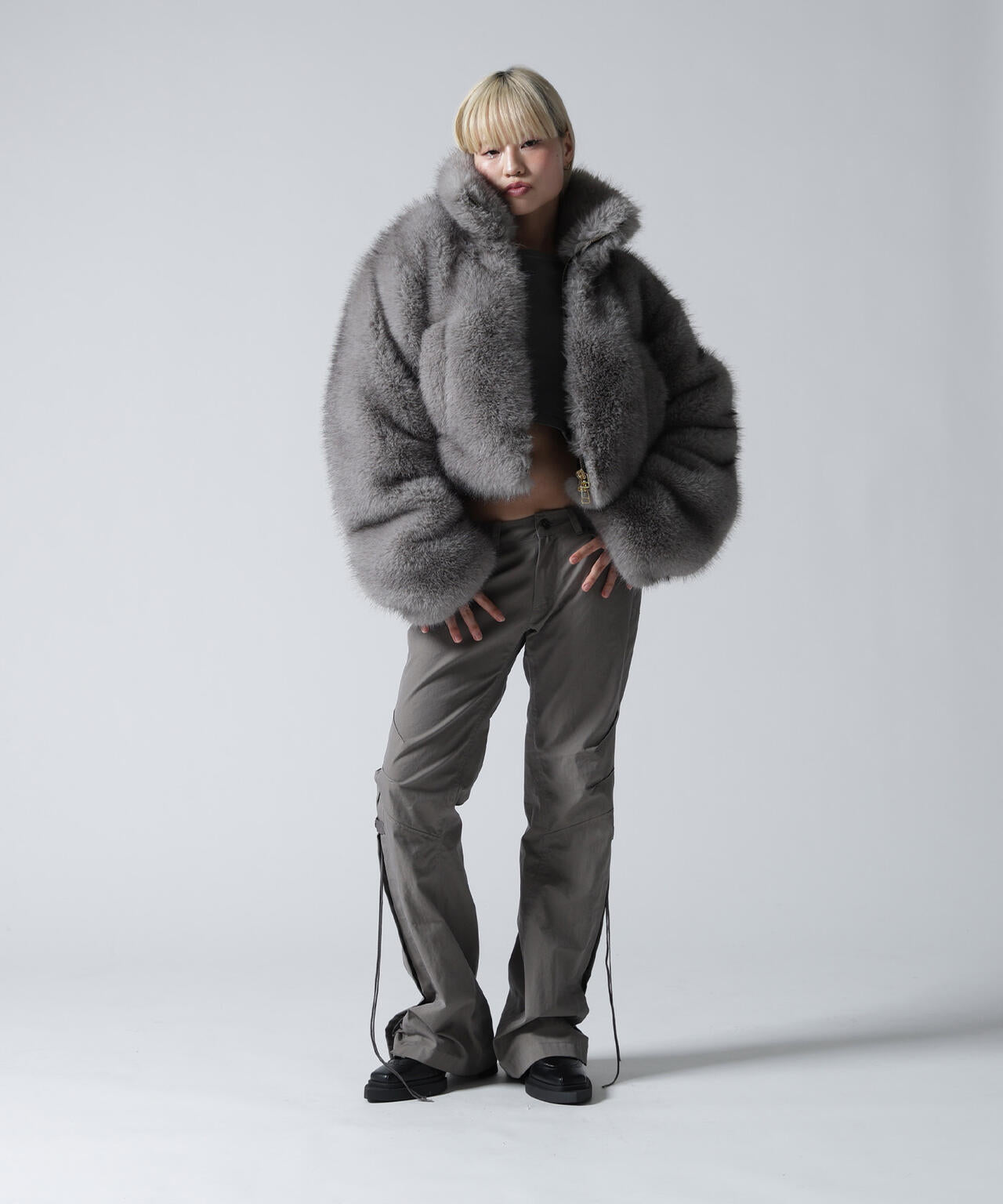 FR(13)NDS/フレンズ/ECO FUR STAND BLOUSON
