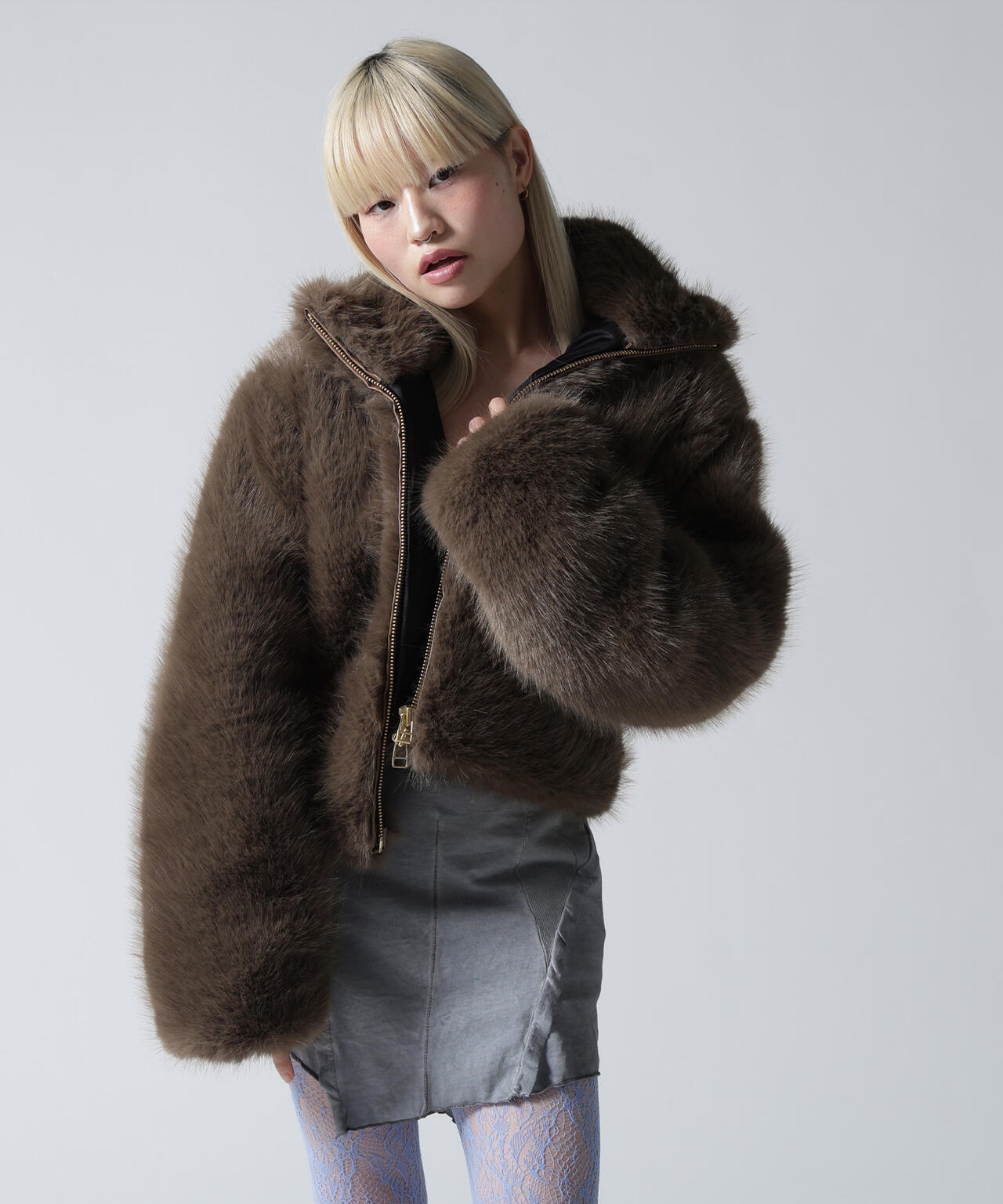 FR(13)NDS/フレンズ/ECO FUR STAND BLOUSON