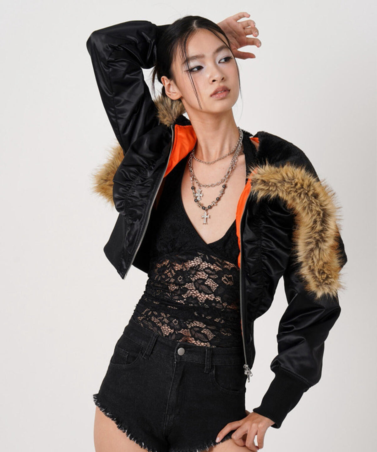 MITSUKI/ミツキ/DESIGN RIB N-2B JACKET