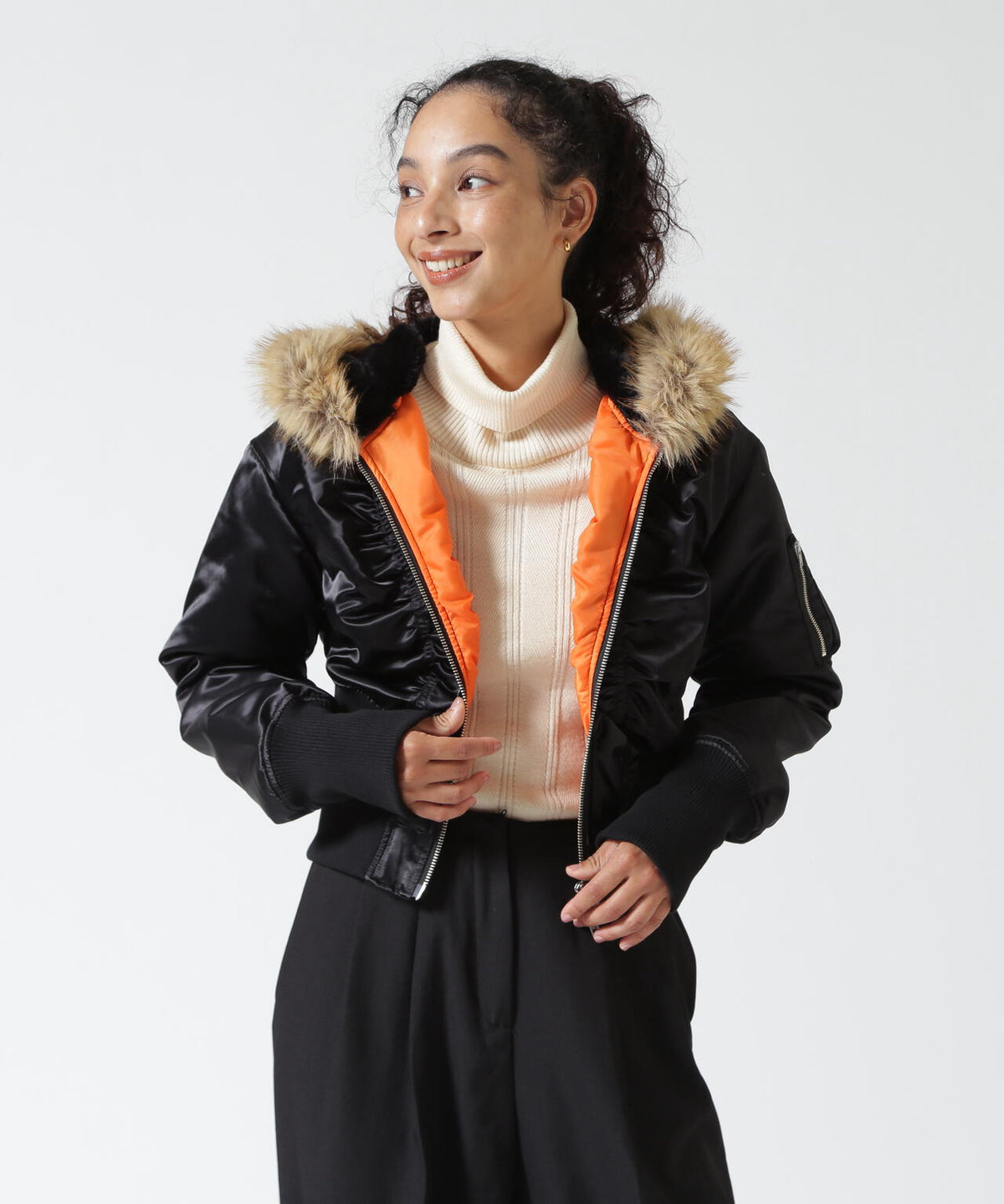 MITSUKI/ミツキ/DESIGN RIB N-2B JACKET