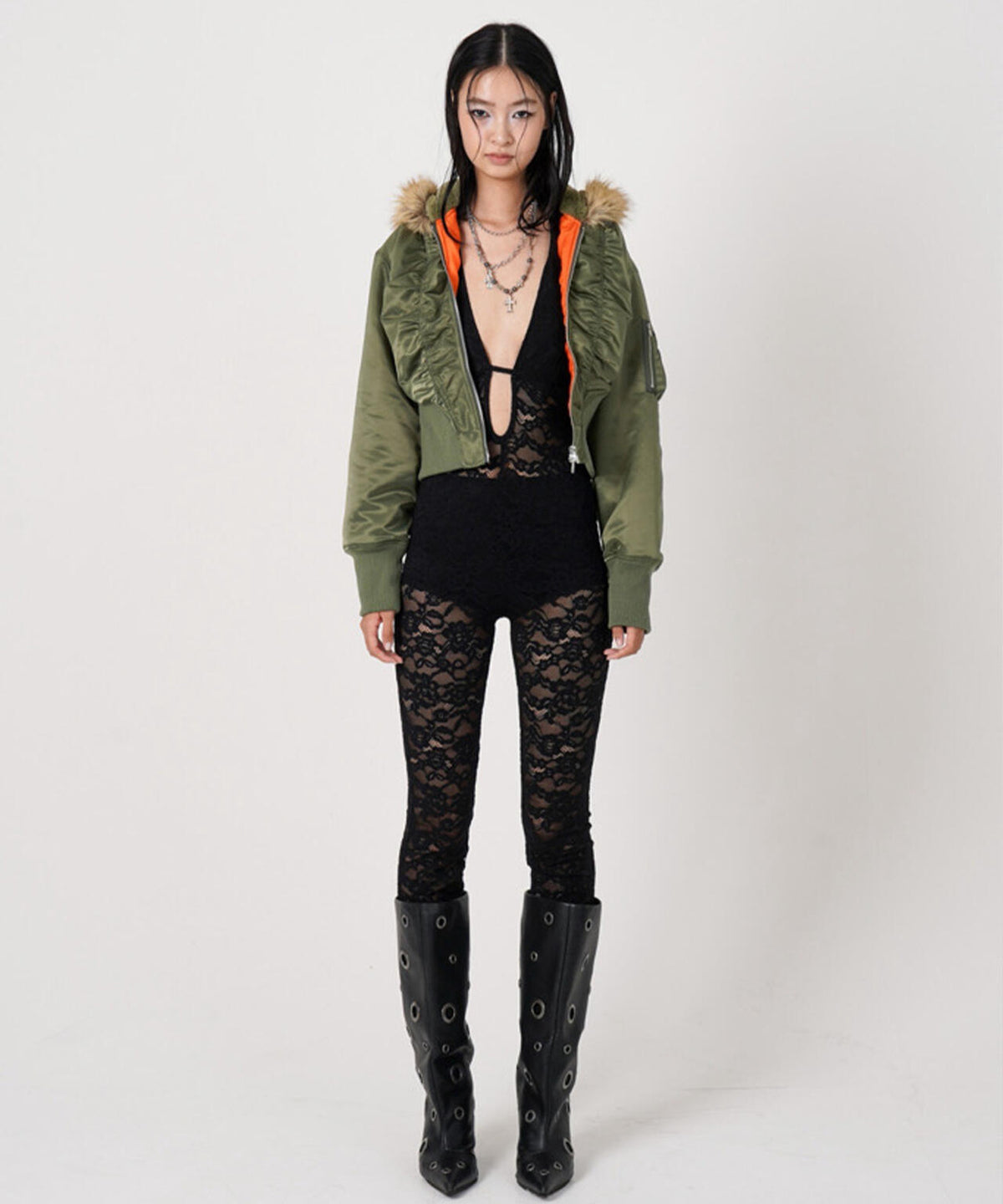 MITSUKI/ミツキ/DESIGN RIB N-2B JACKET