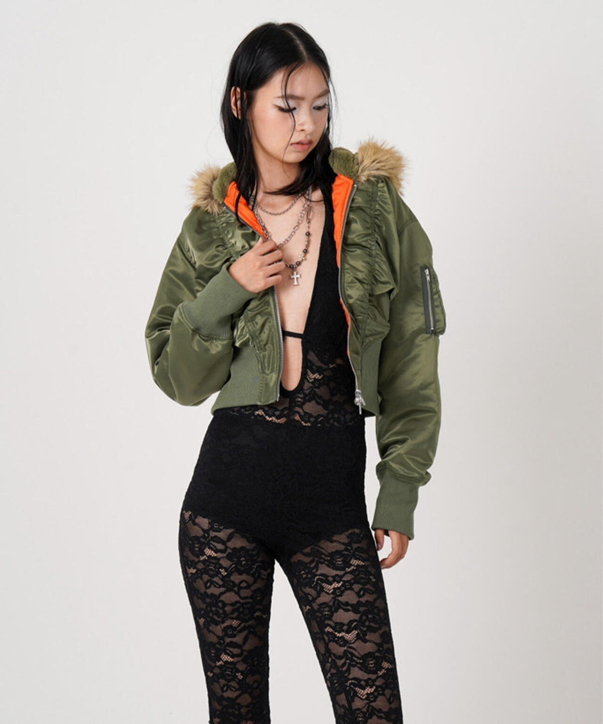 MITSUKI/ミツキ/DESIGN RIB N-2B JACKET