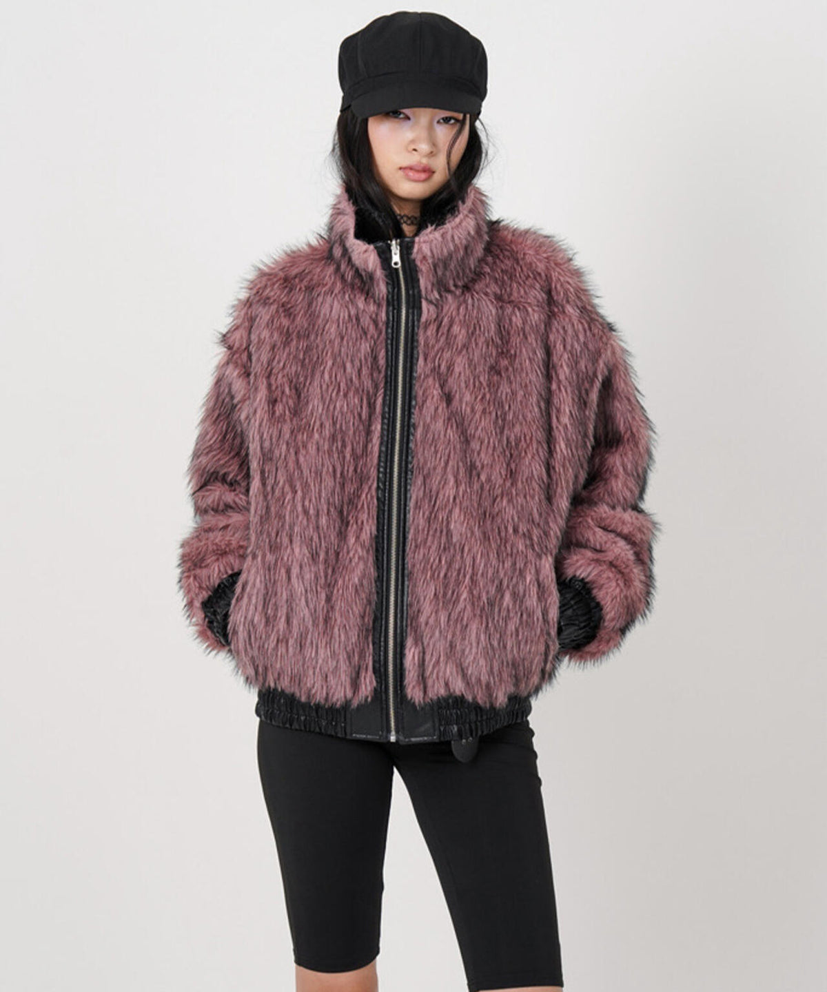 MITSUKI/ミツキ/FAUX LEATHER REVERSIBLE BLOUSON