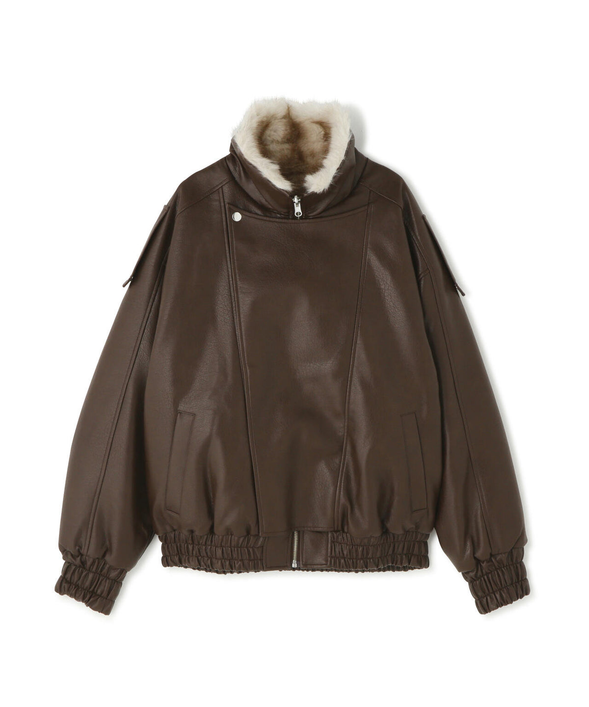 MITSUKI/ミツキ/FAUX LEATHER REVERSIBLE BLOUSON