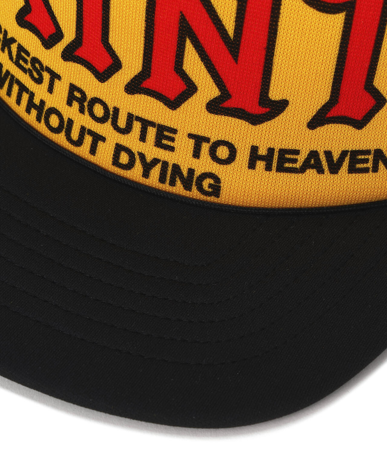 SAINT MICHAEL/セントマイケル/MESH CAP/SAINT/YELLOW+BLACK