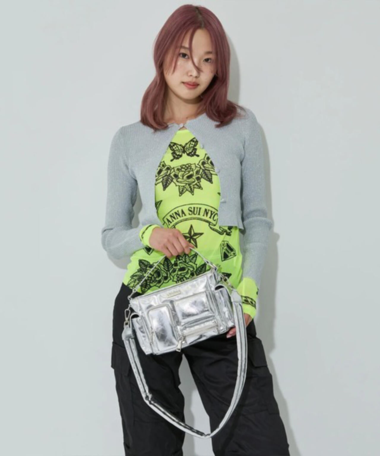 anna sui nyc/アナ スイ エヌワイシー/マルチポケットチビバッグ