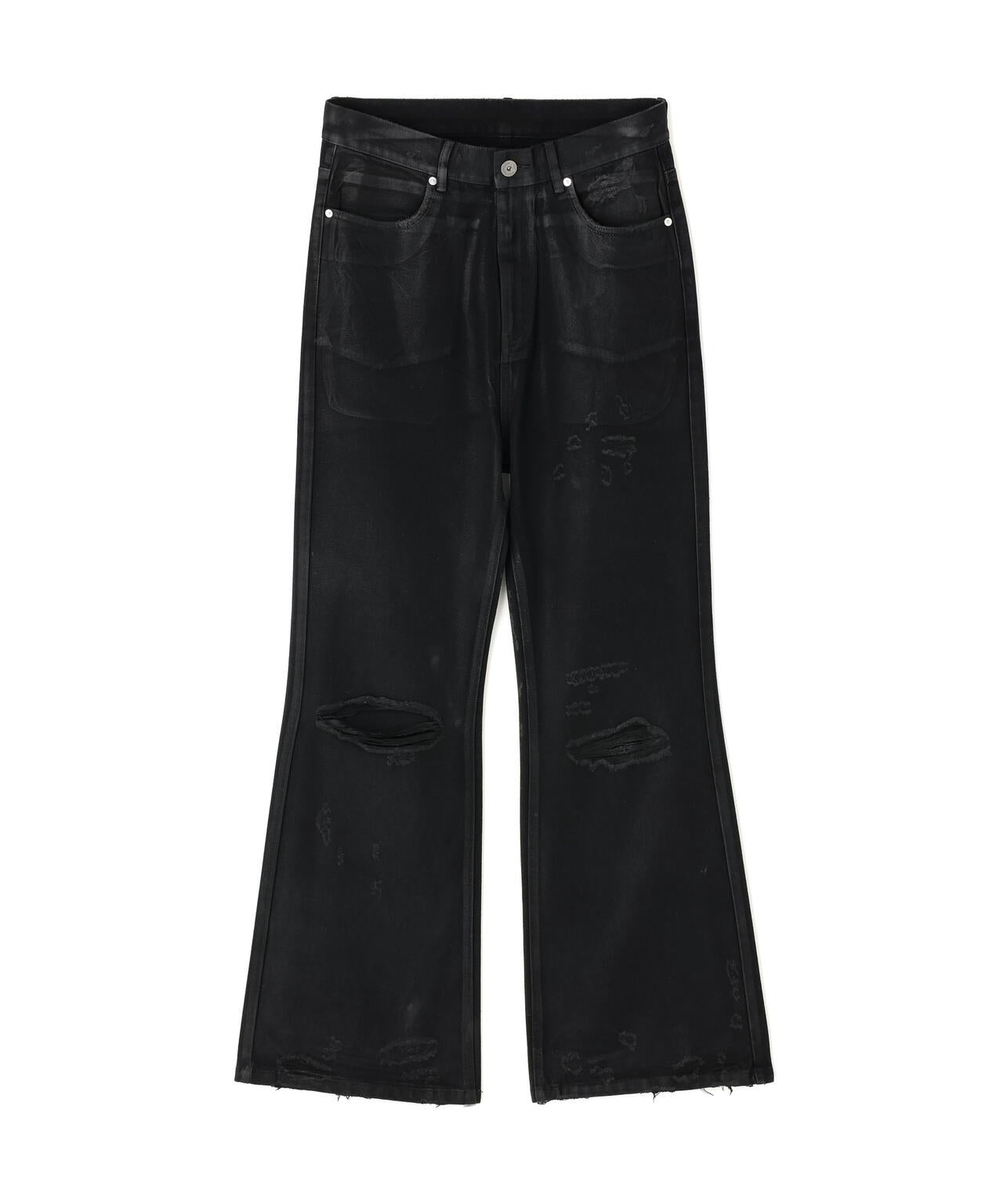 FR(13)NDS /フレンズ/BLACK COATINGFLARE PANTS