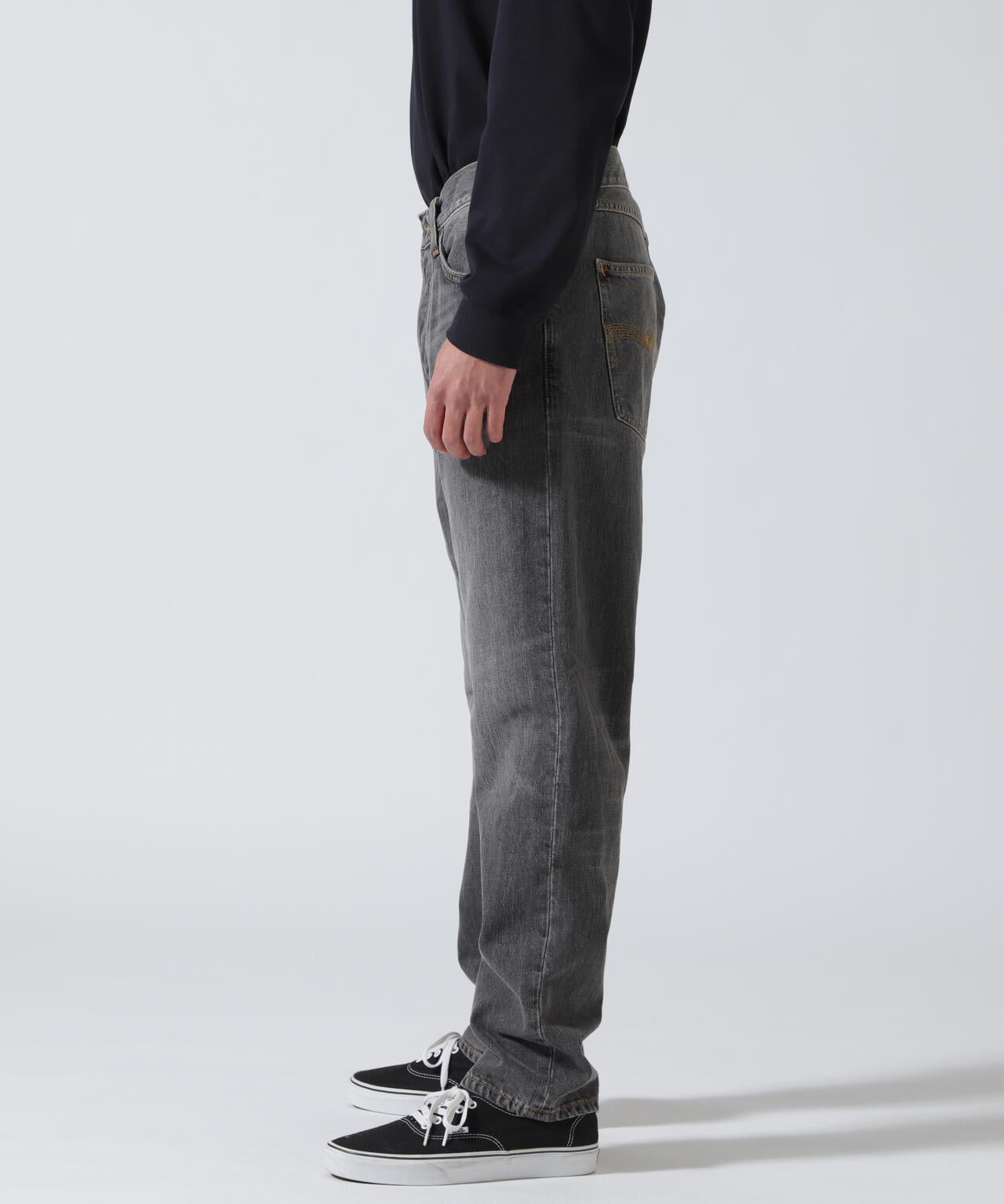 NUDIE JEANS/ヌーディージーンズ/Steady Eddie II Grey Crosshatch