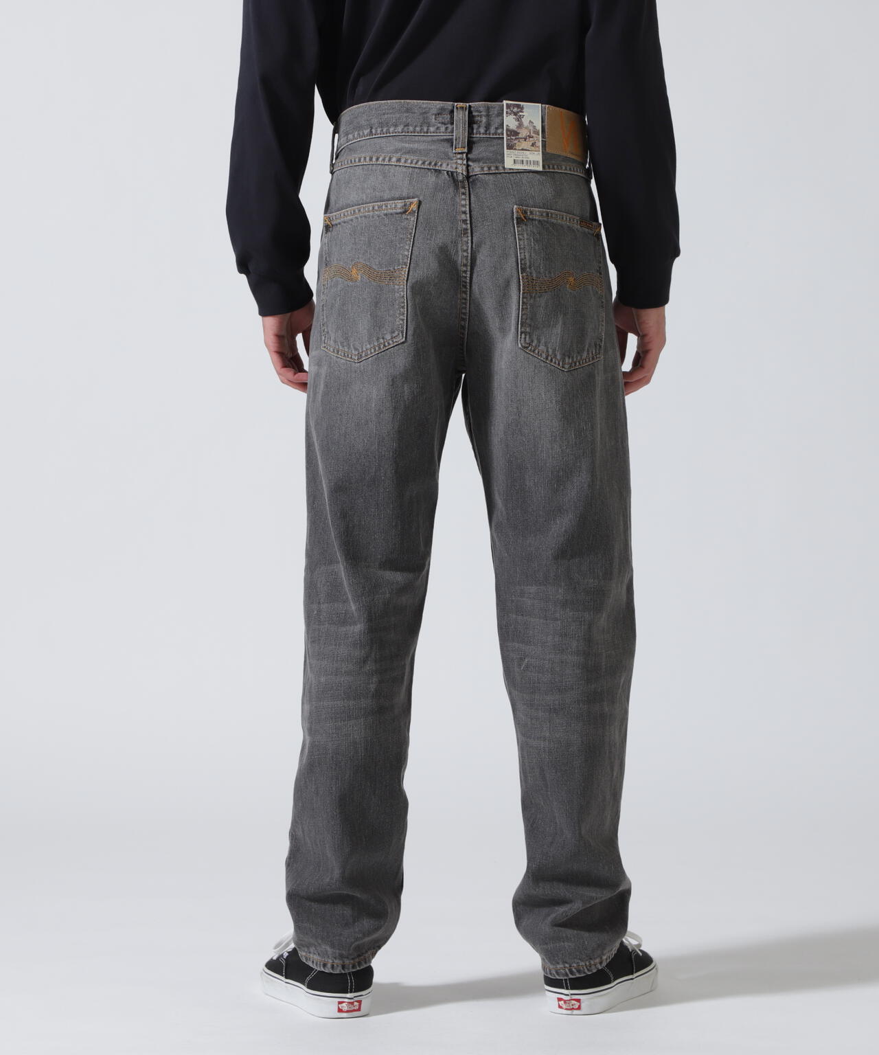 NUDIE JEANS/ヌーディージーンズ/Steady Eddie II Grey Crosshatch