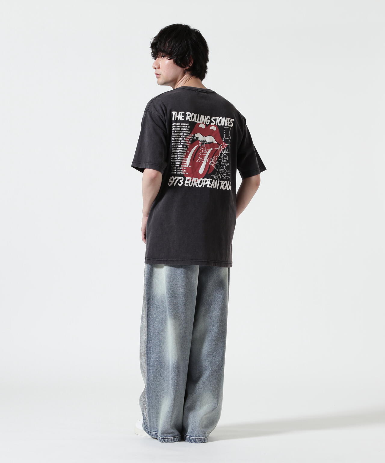 U/MUSIC(ユーミュージック)/THE ROLLING STONES SS TEE/BLACK