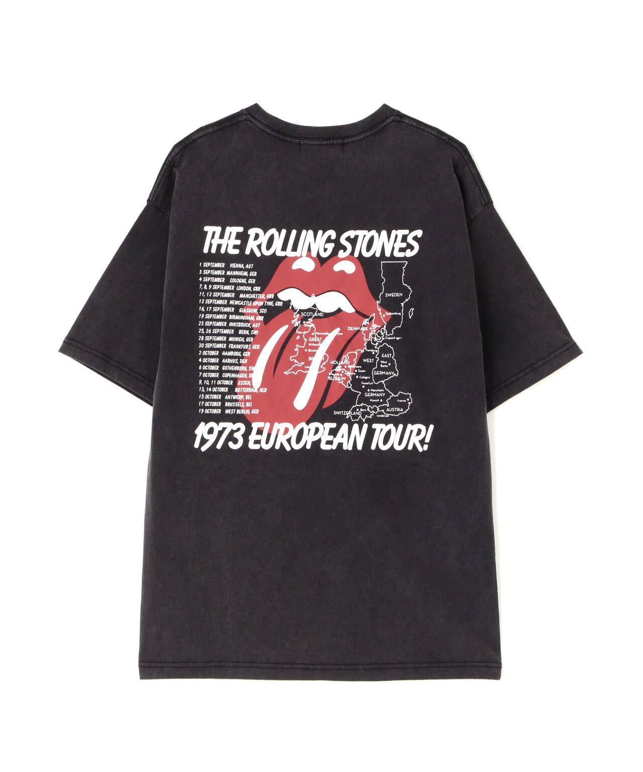 U/MUSIC(ユーミュージック)/THE ROLLING STONES SS TEE/BLACK