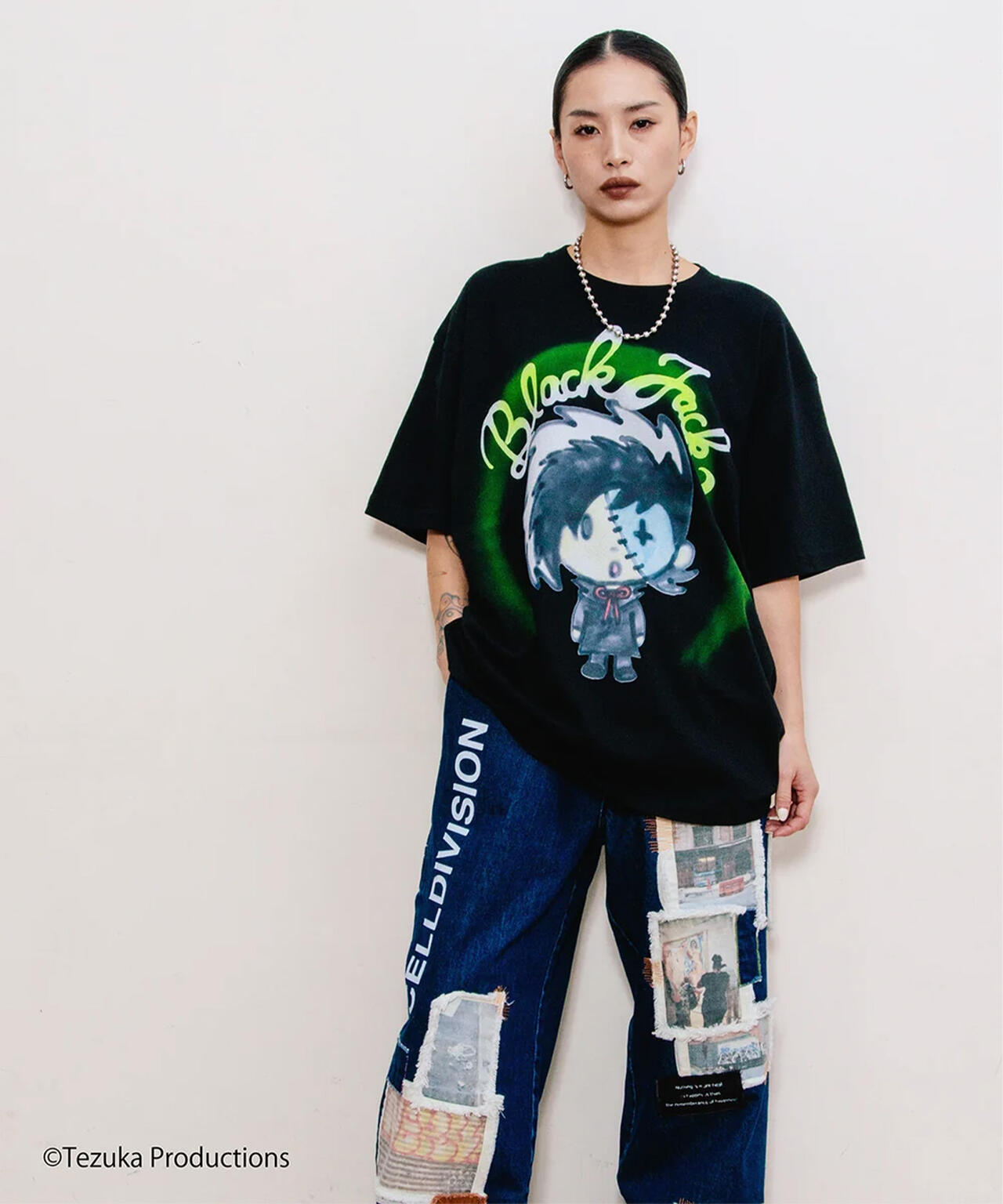 guernika/ゲルニカ/Thumb Doll Spray Tshirt/ブラックジャック