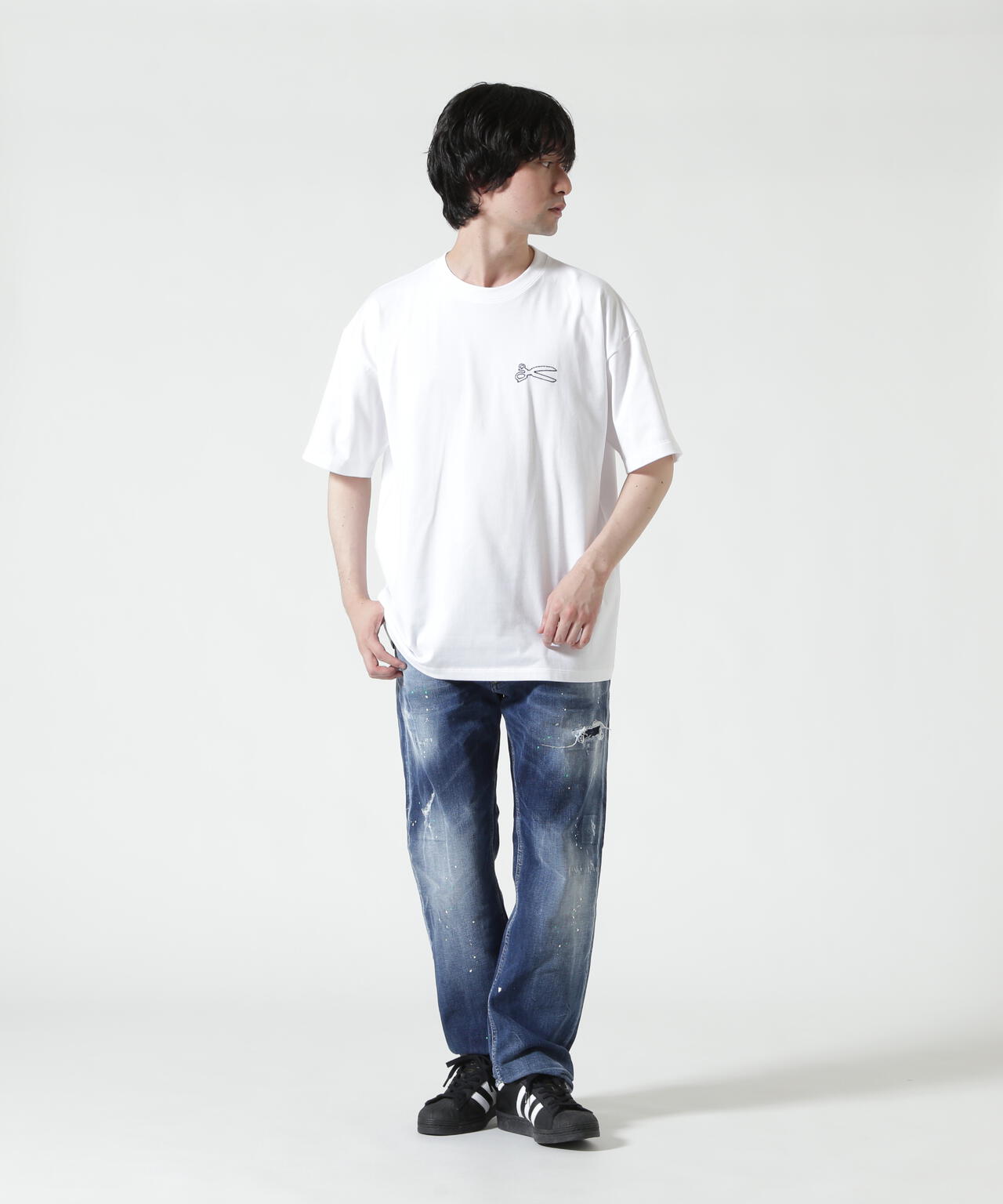 177cm B:81 W:72 H:88 着用サイズ：L