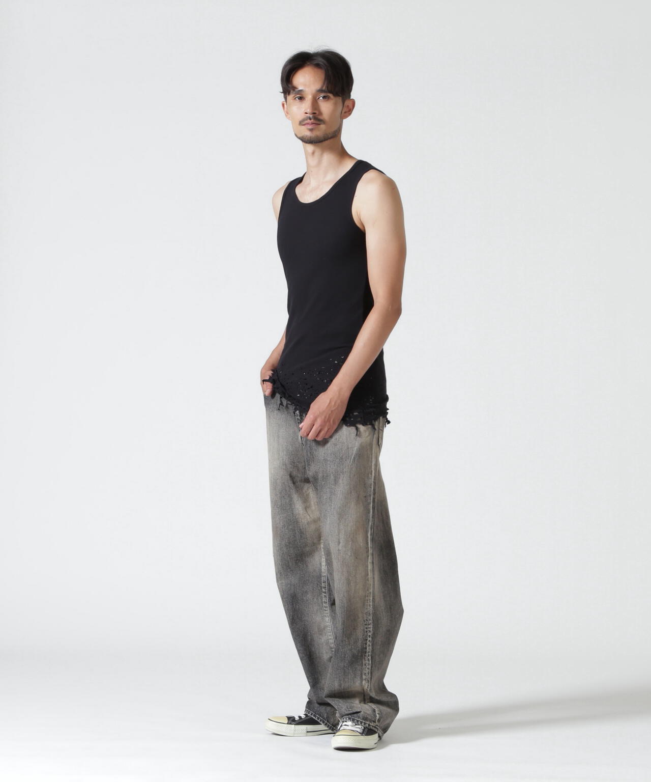 15SKULL/BROKEN TANK TOP