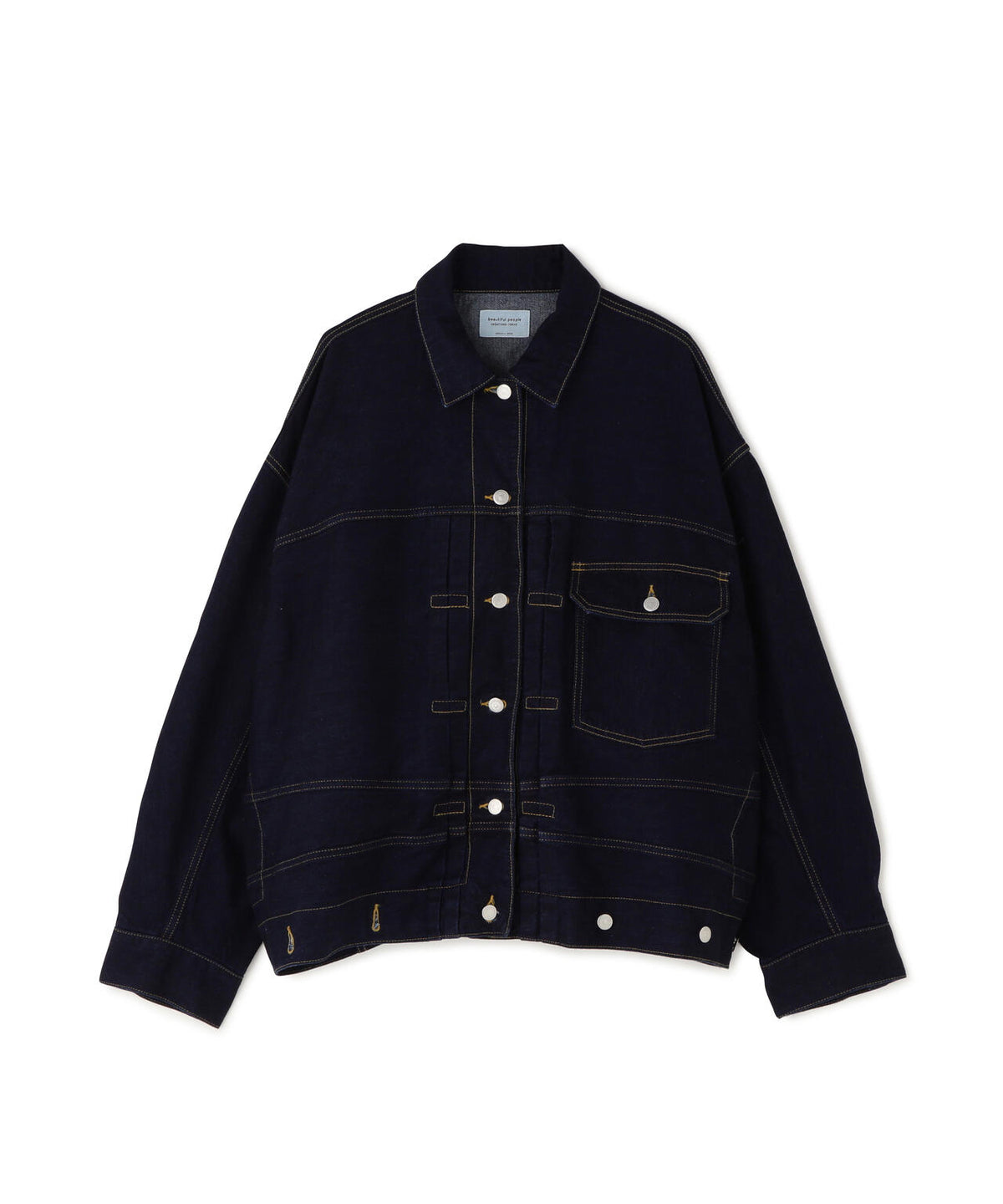 beautiful people/ビューティフルピープル/DOUBLE-END LEFT HAND TWILL DENIM BLOUSON