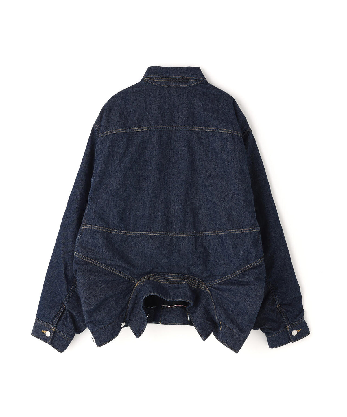 beautiful people/DOUBLE-END LEFT HAND TWILL DENIM PADDED BLOUSON