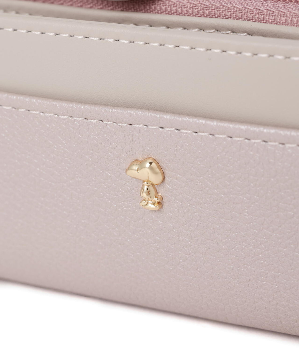 SNOOPY LEATHER COLLECTION/スヌーピーレザーコレクション/パールシリーズ ファスナー付きキーケース