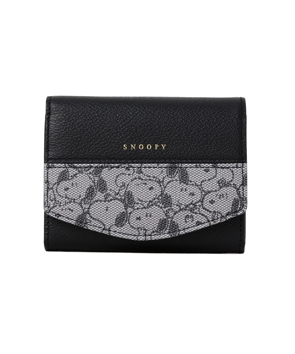 SNOOPY LEATHER COLLECTION/スヌーピーレザーコレクション/ジャガード/LF二つ折り財布