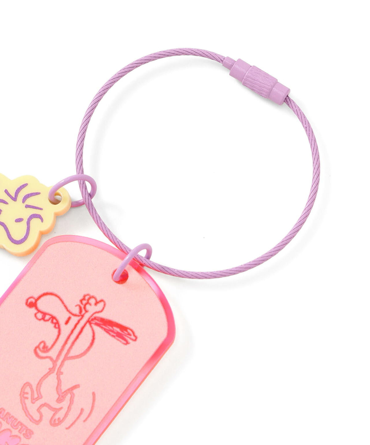 SNOOPY LEATHER COLLECTION/スヌーピーレザーコレクション/ワイヤー付ドックタグ