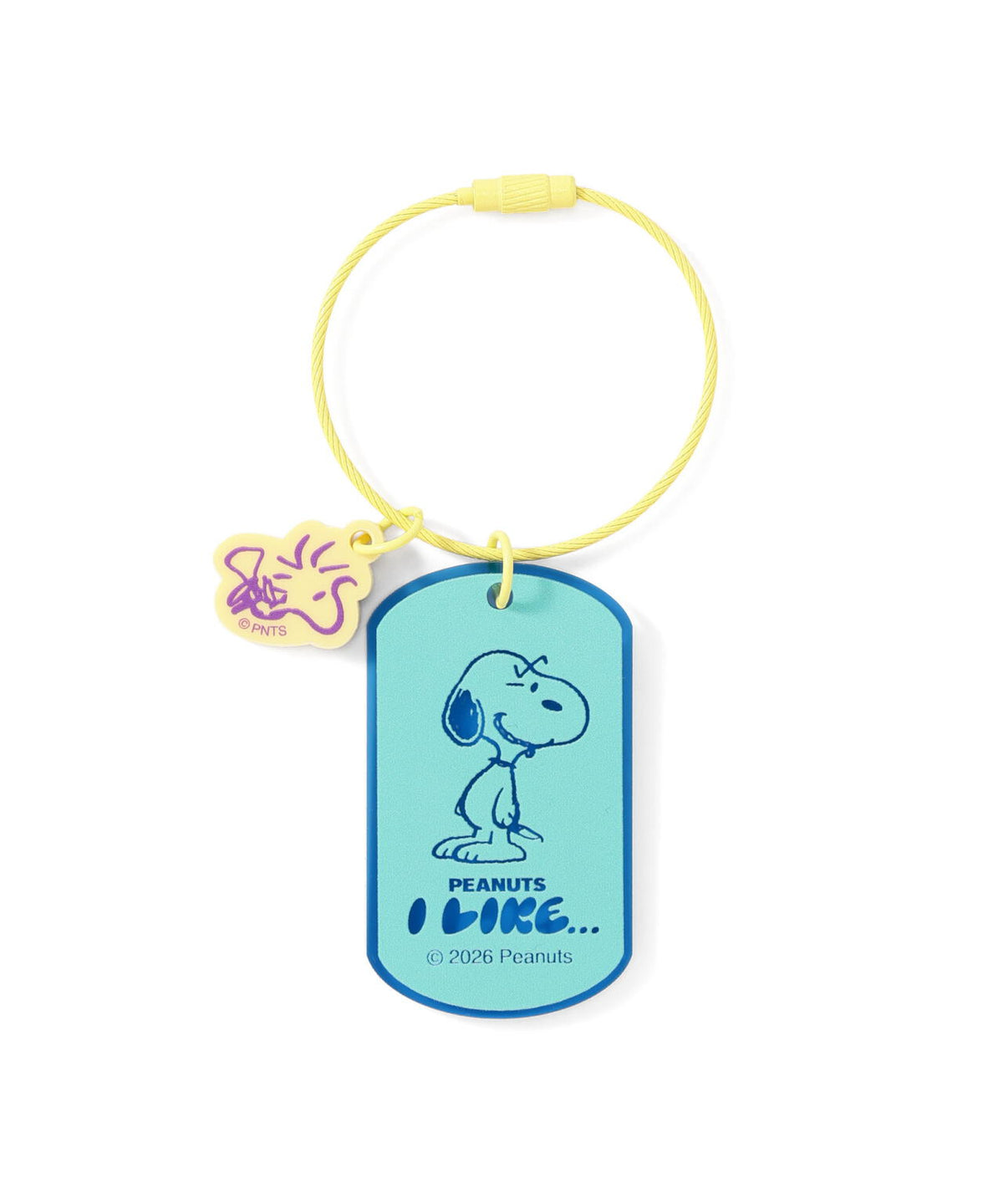 SNOOPY LEATHER COLLECTION/スヌーピーレザーコレクション/ワイヤー付ドックタグ