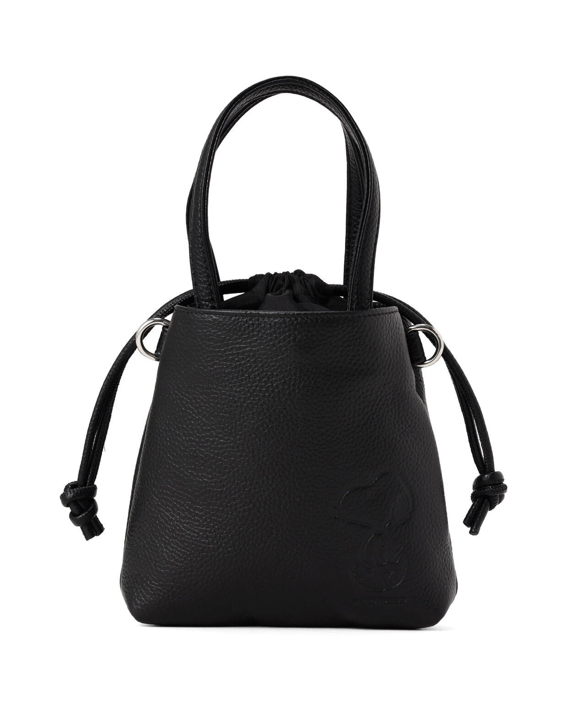 SNOOPY LEATHER COLLECTION/スヌーピーレザーコレクション/2WAY巾着ポシェット